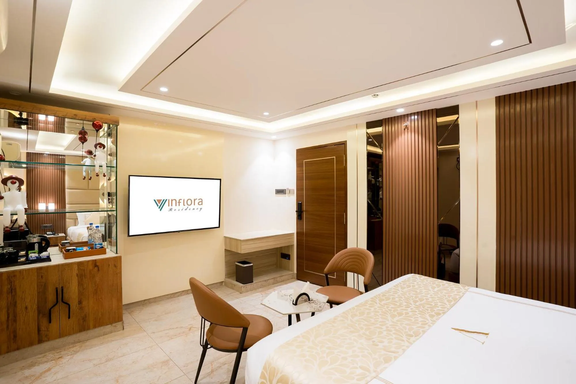 Bed in Oriva Vinflora Residency Nr LV Prasad Hospital Banjara Hills