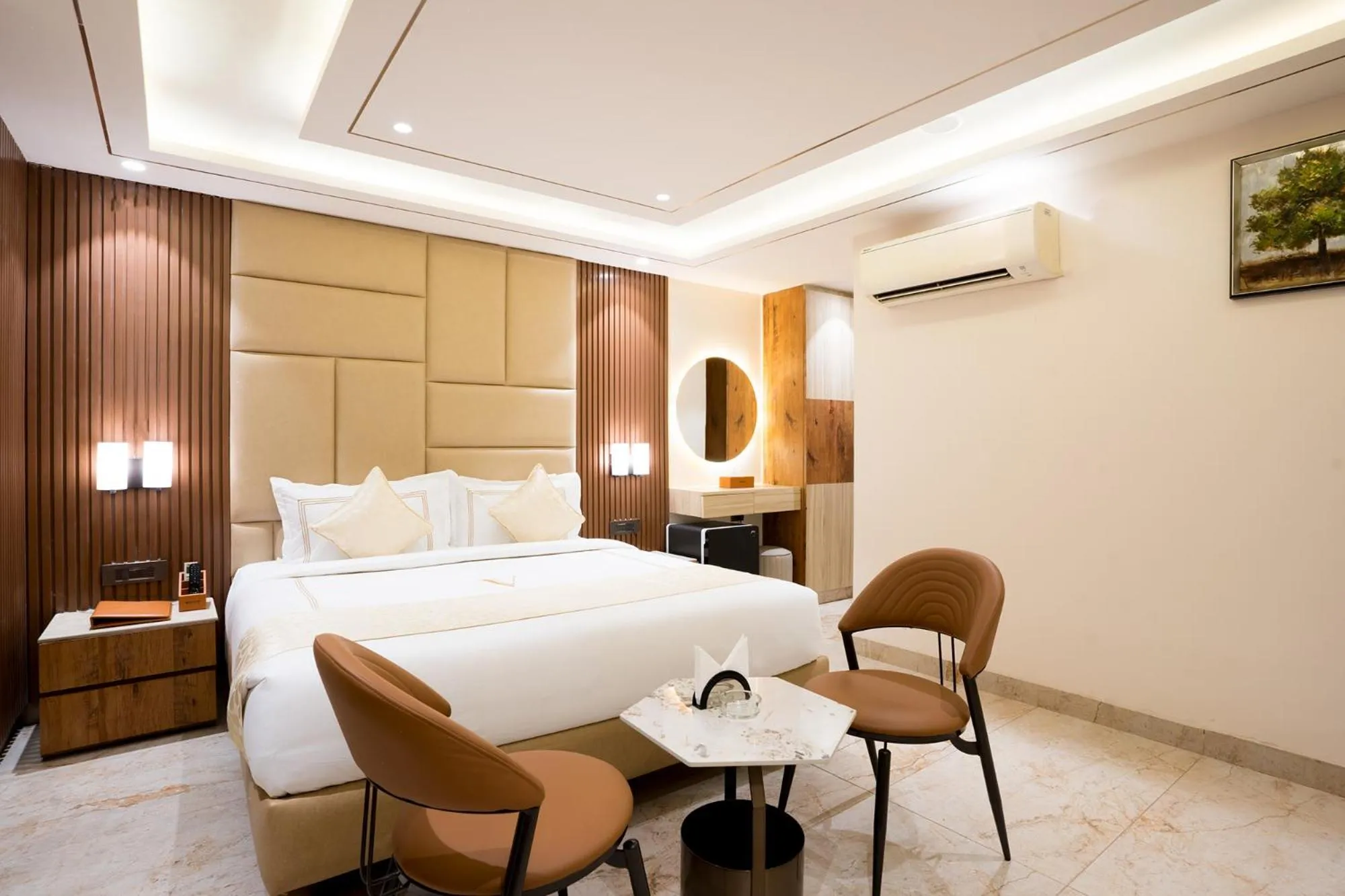 Bed in Oriva Vinflora Residency Nr LV Prasad Hospital Banjara Hills