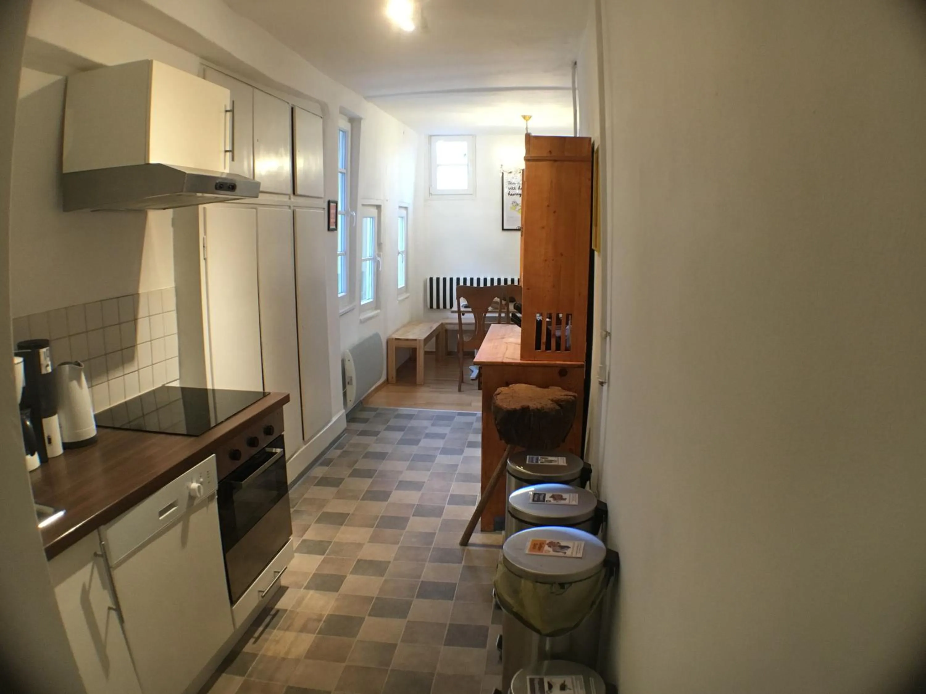 Kitchen or kitchenette in Apartment Zentral im Herzen der Altstadt