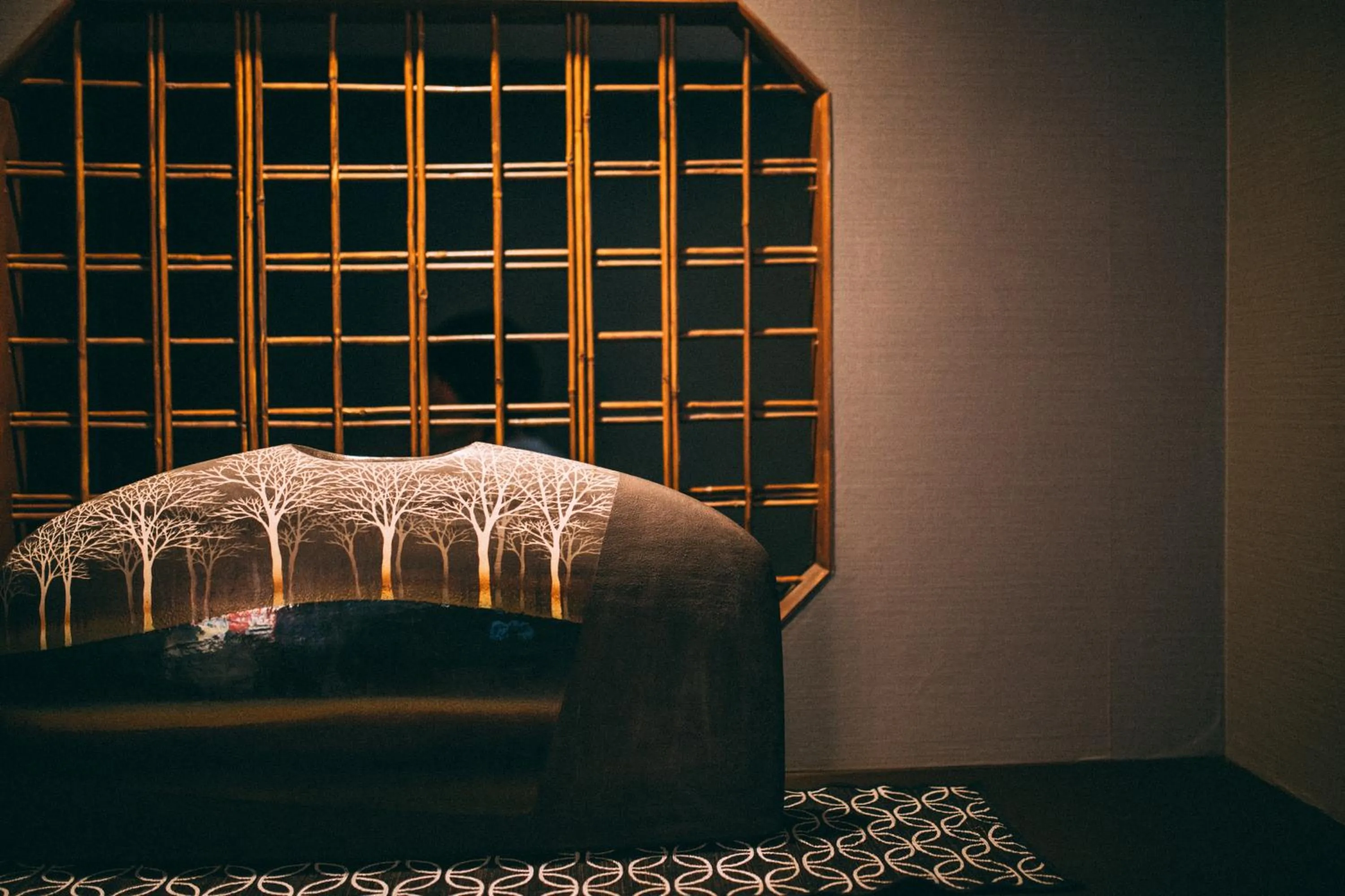 hair dresser, Bed in Iwaiyado Jyuan Nikko Kawaji onsen