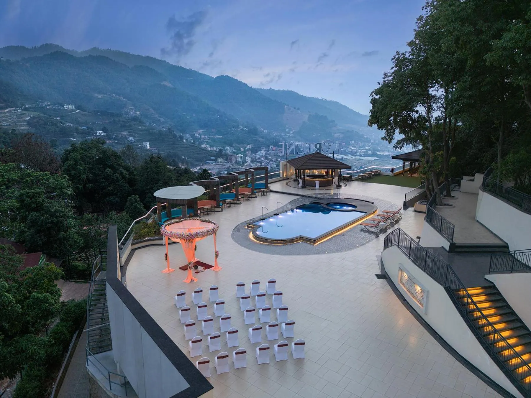 Swimming pool in Fortune Resort & Wellness Spa Bhaktapur, Nepal - Member ITC Hotels' Group