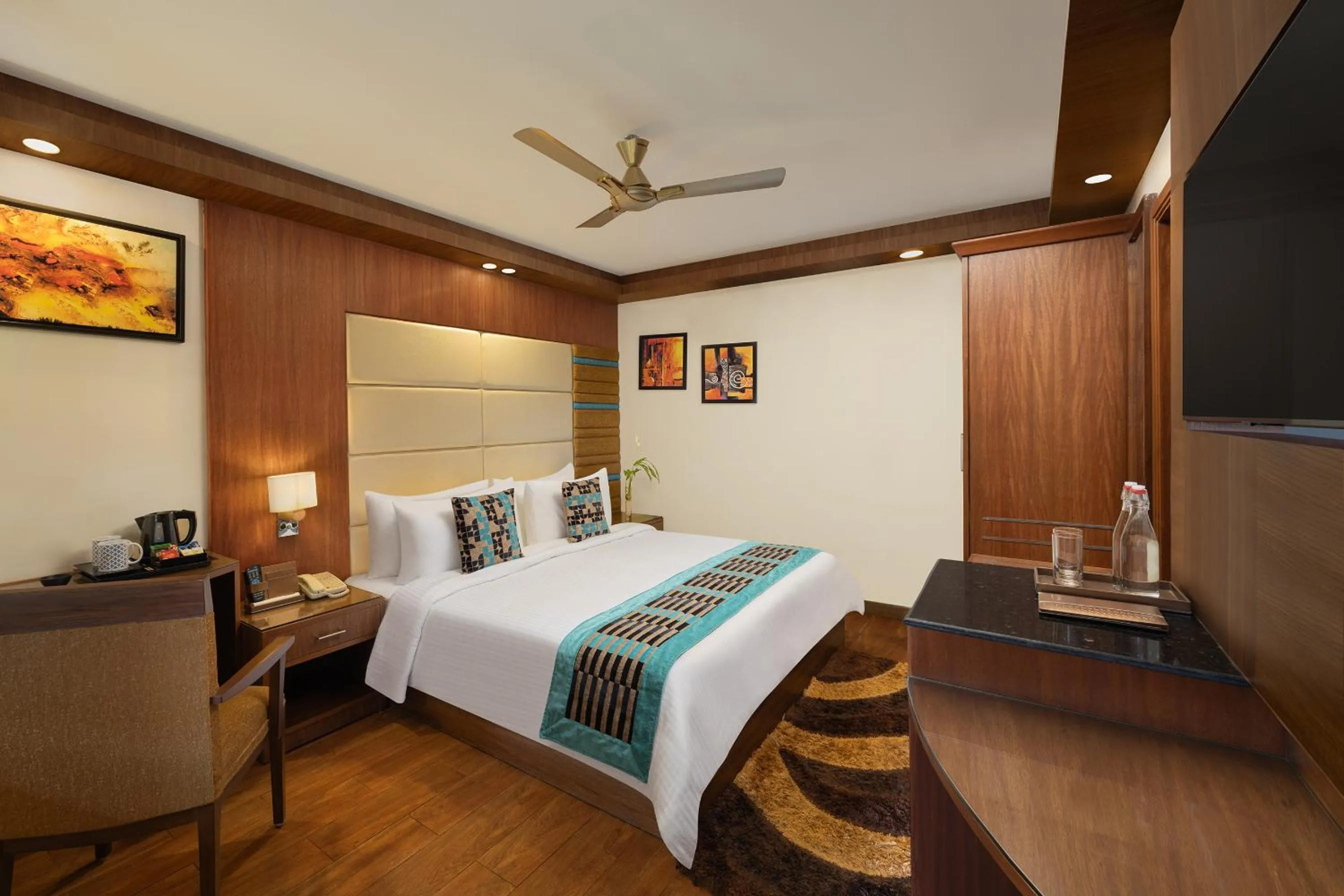 Bedroom, Bed in Fortune Resort & Wellness Spa Bhaktapur, Nepal - Member ITC Hotels' Group