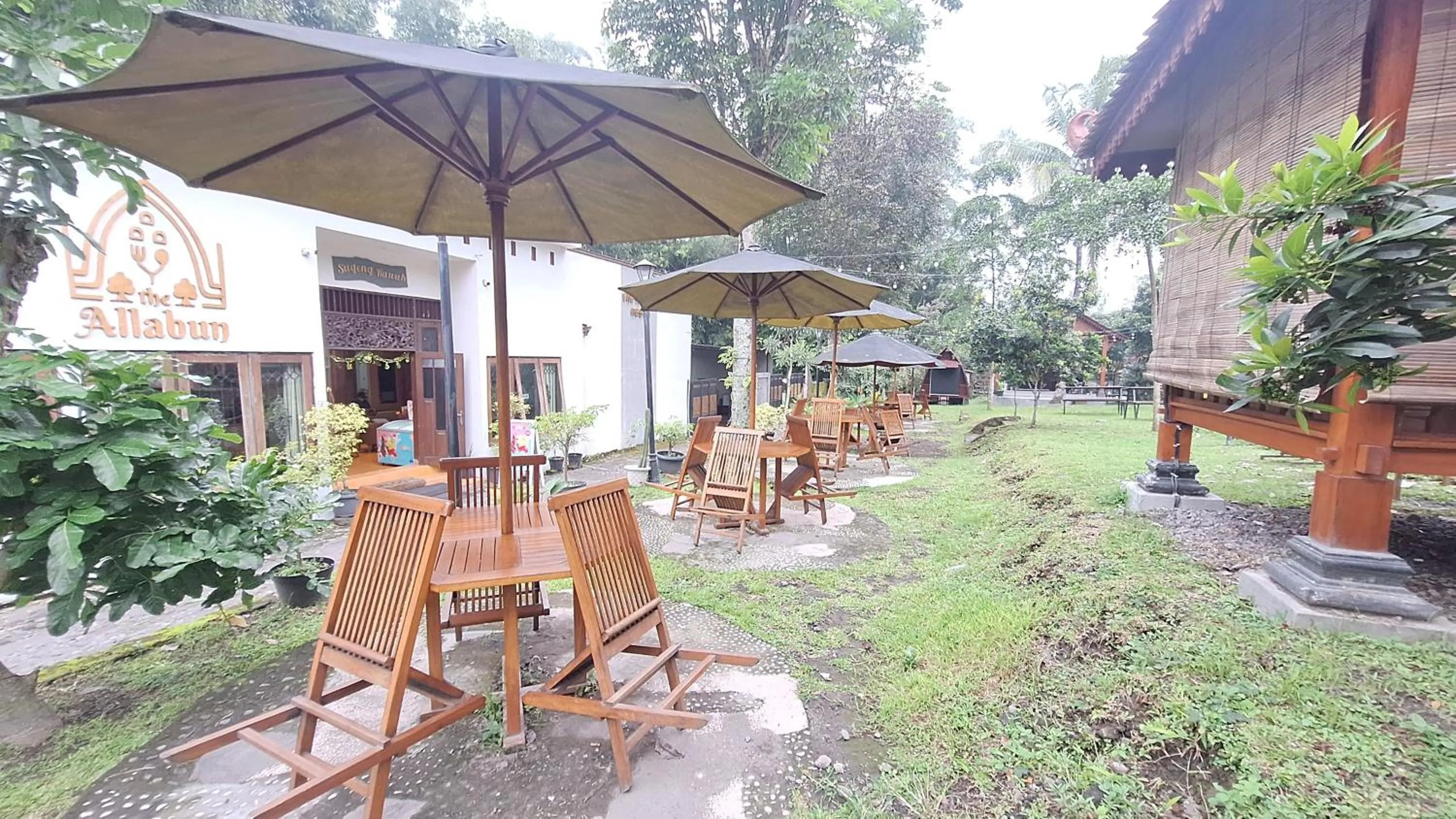 Garden in The Allabun Glamping Yogyakarta