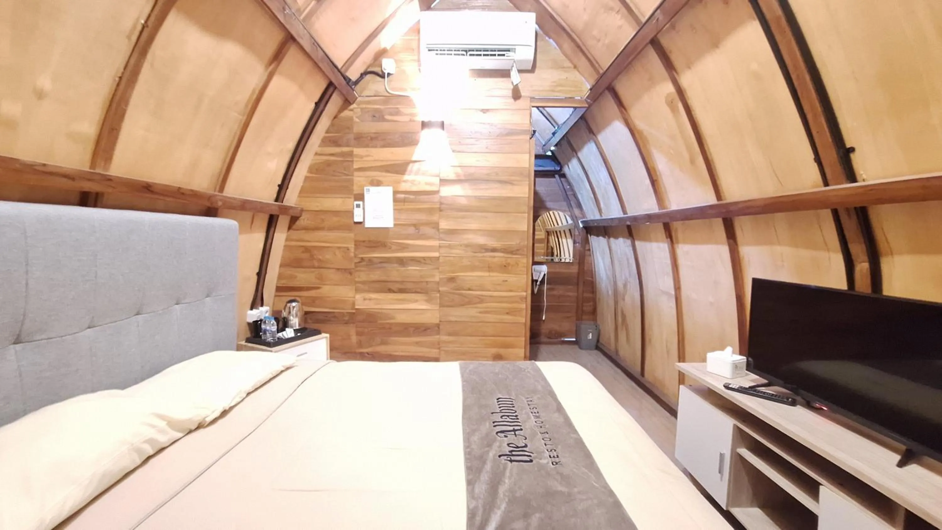 Bedroom, Bed in The Allabun Glamping Yogyakarta