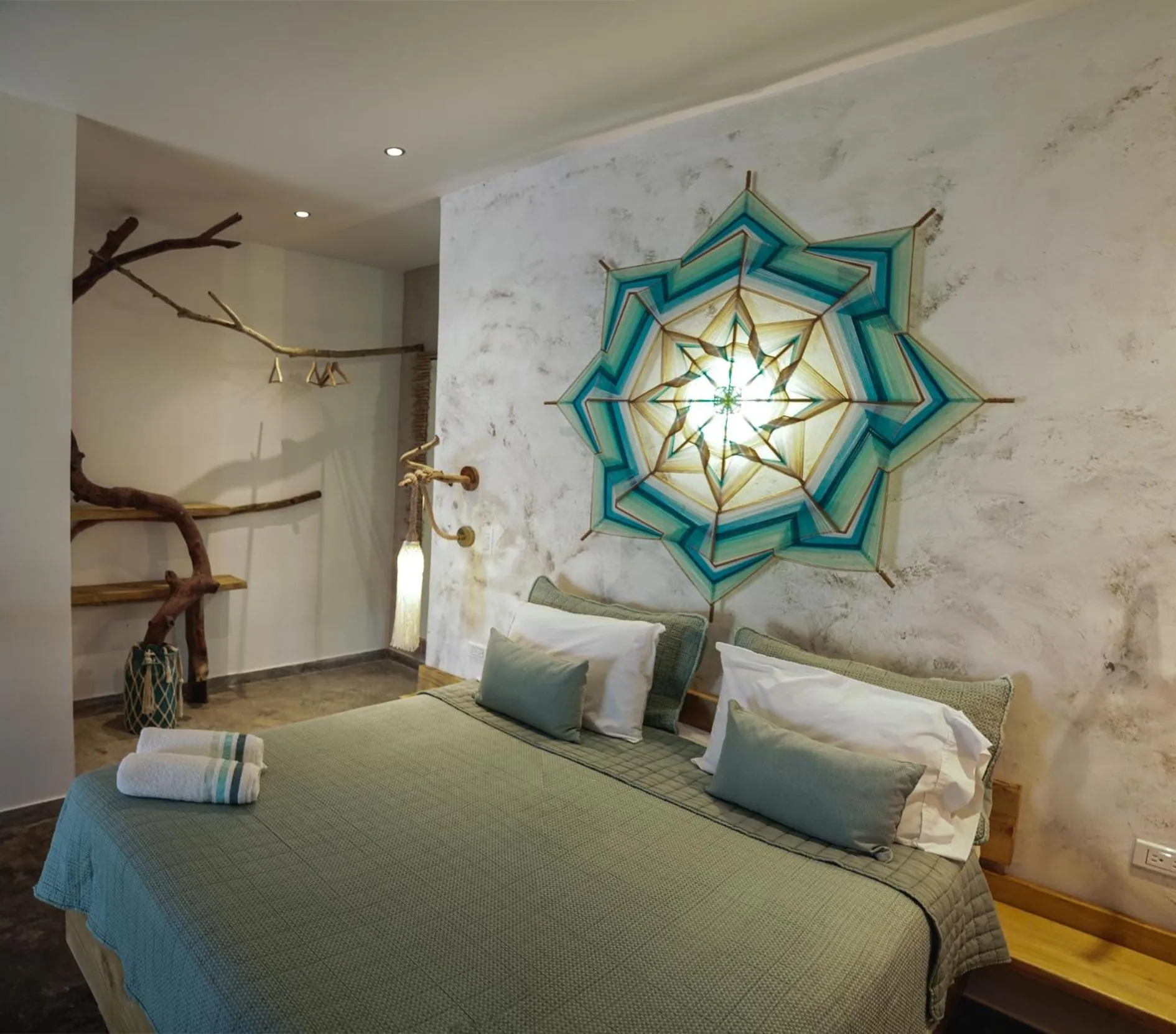 Photo of the whole room, Bed in Namaste Beach Club & Hotel