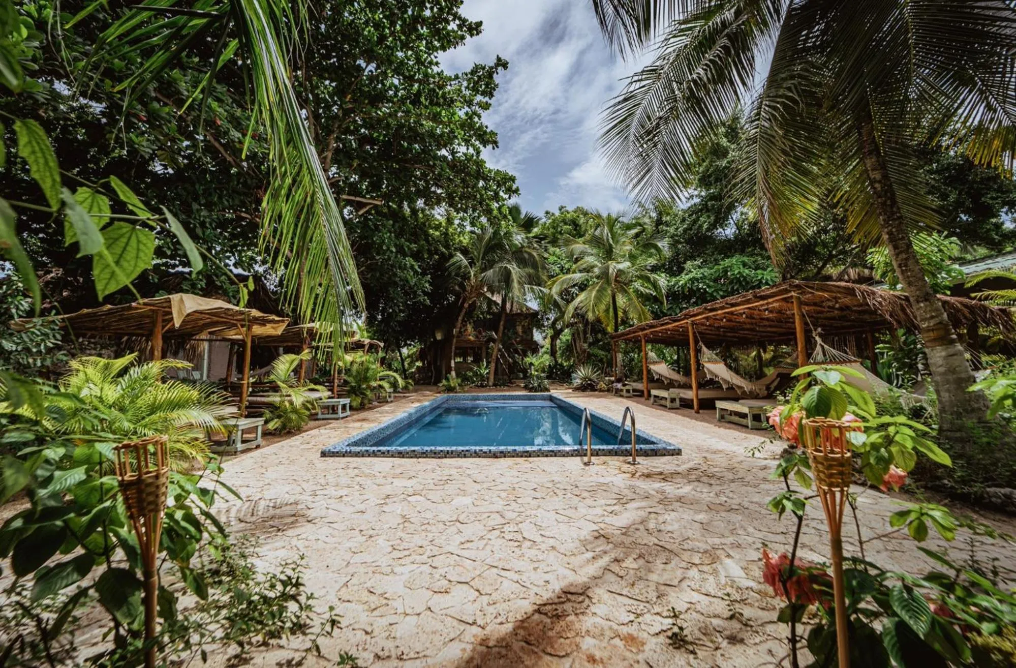 Swimming pool in Namaste Beach Club & Hotel