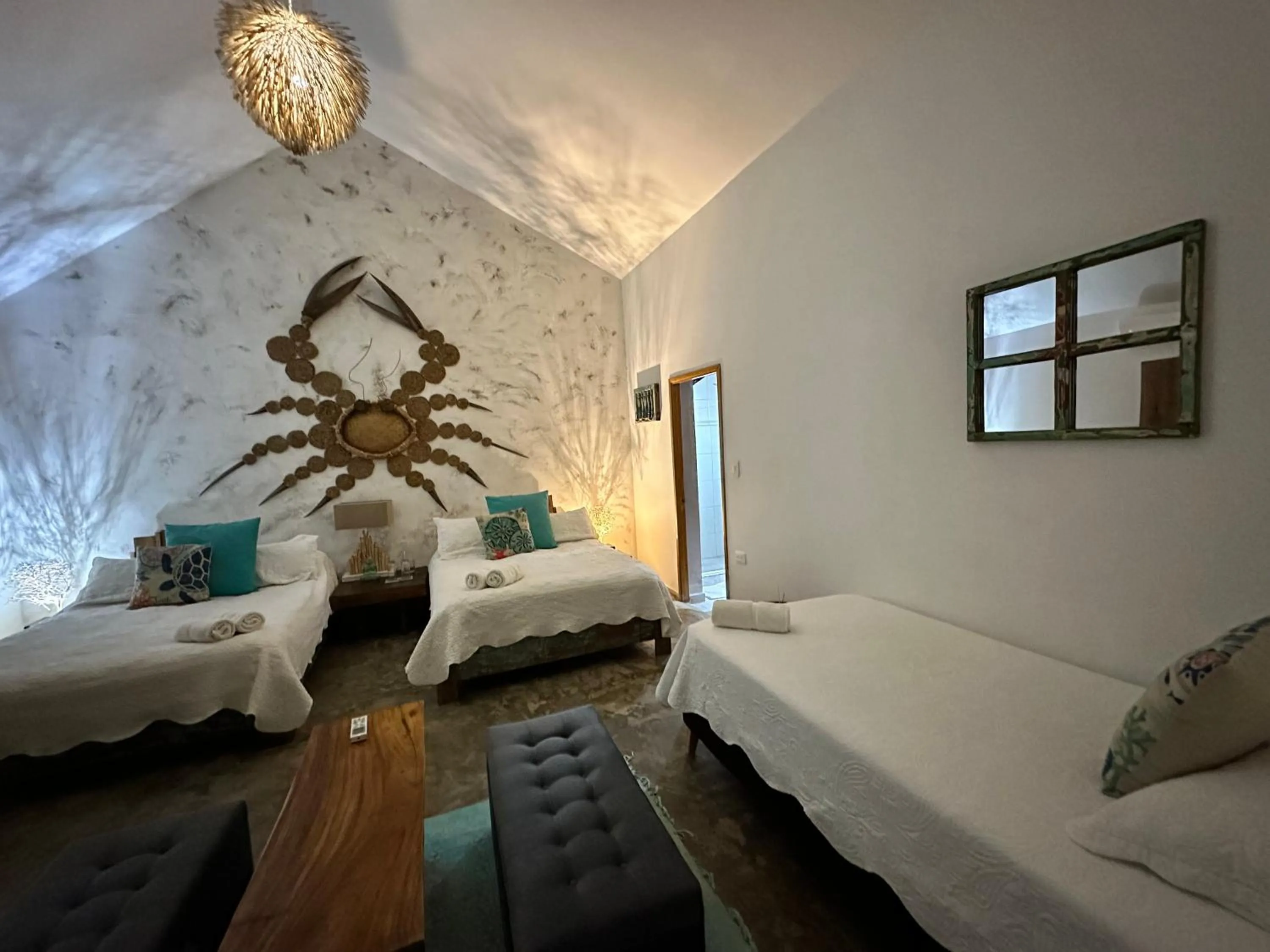 Photo of the whole room, Bed in Namaste Beach Club & Hotel