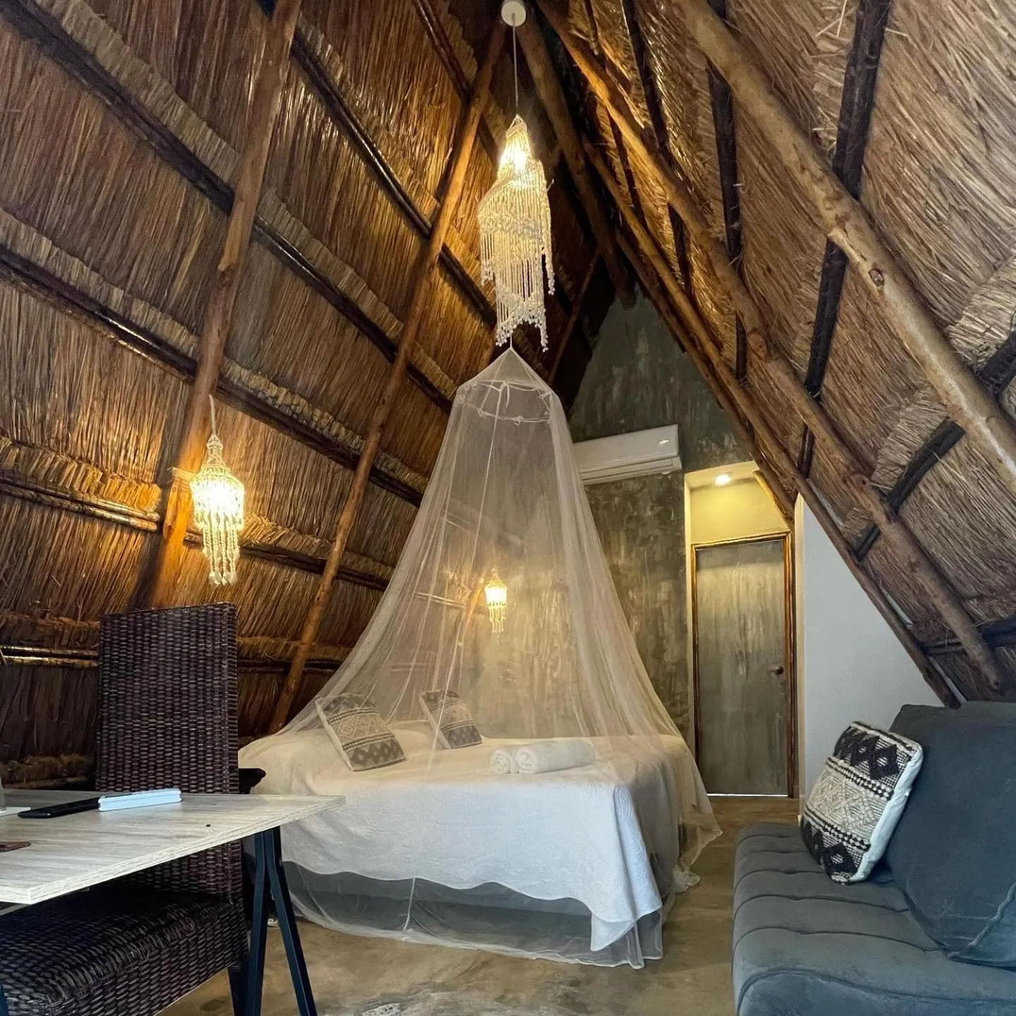 Photo of the whole room, Bed in Namaste Beach Club & Hotel