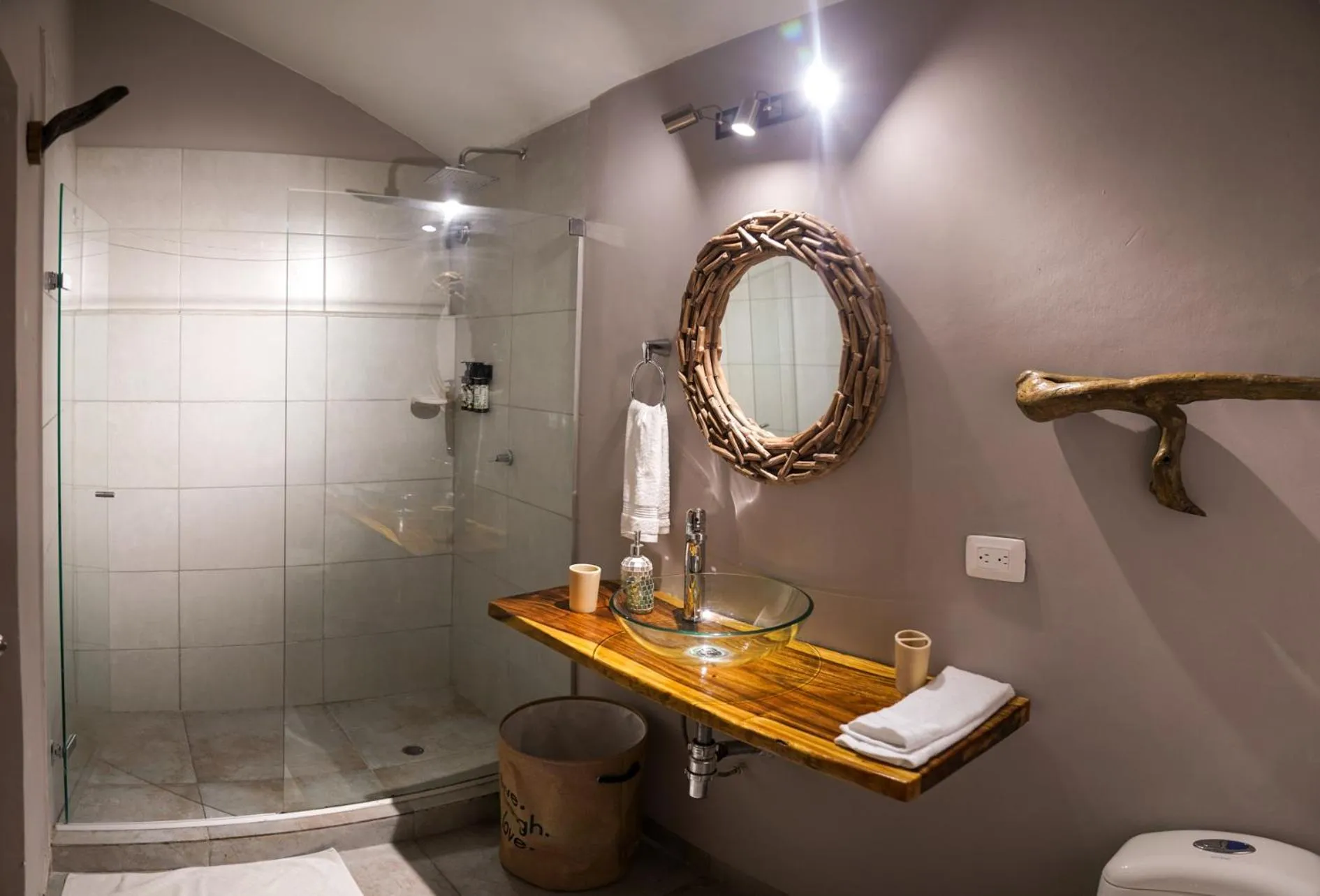 Bathroom in Namaste Beach Club & Hotel