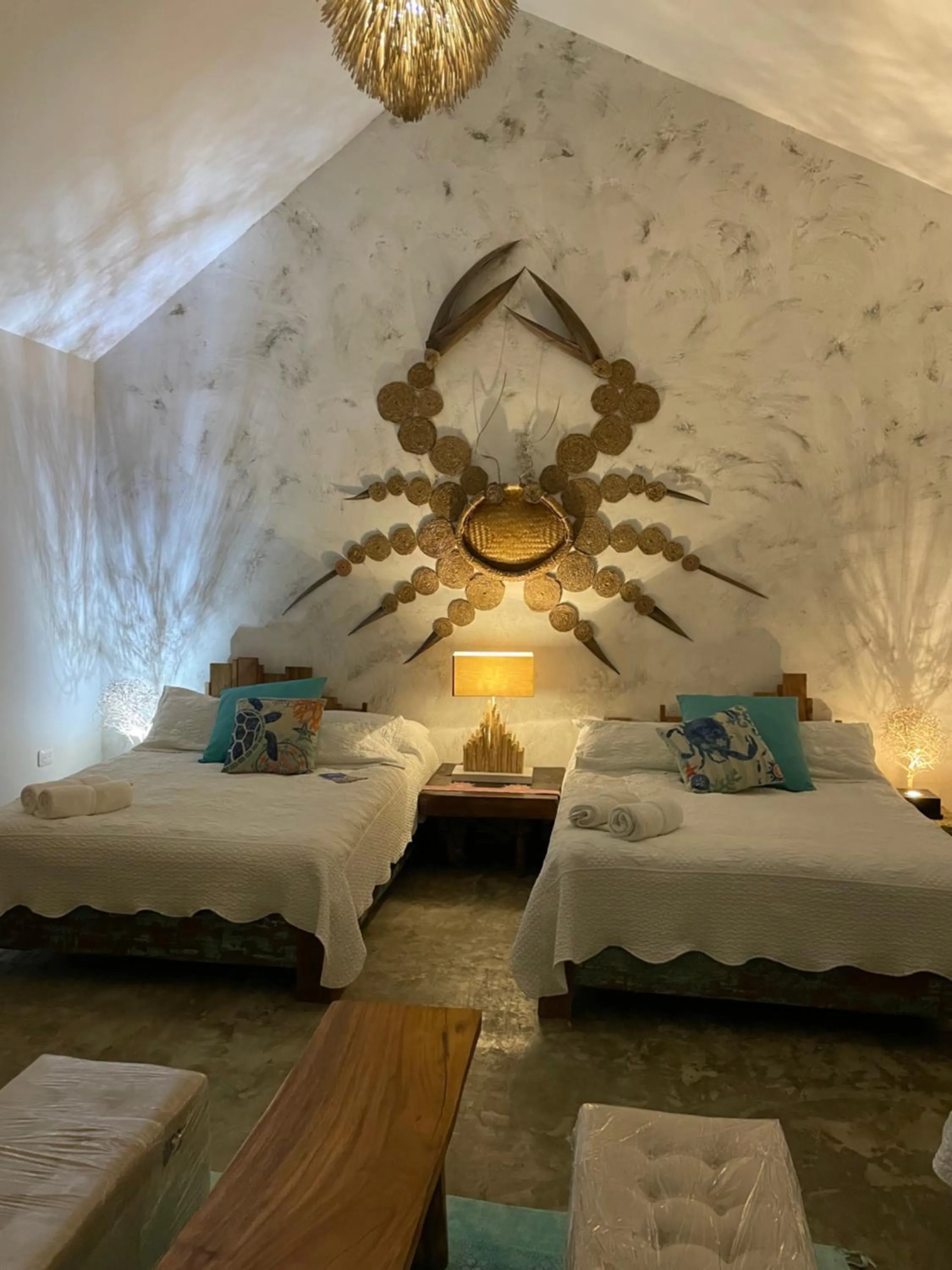 Photo of the whole room, Bed in Namaste Beach Club & Hotel