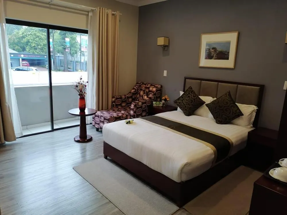 Bed in Azinnia Rivonia Guest House