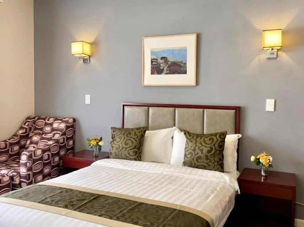 Bed in Azinnia Rivonia Guest House