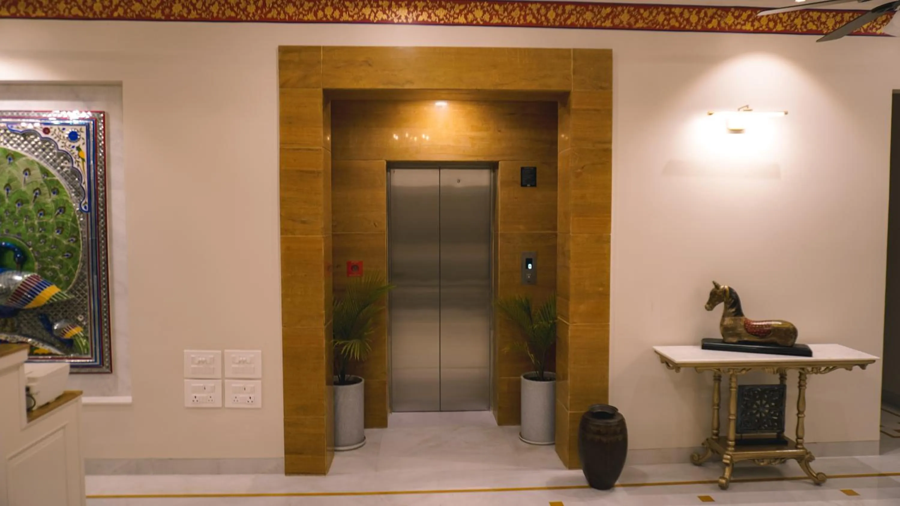 Lobby or reception in Hotel Naren Villa