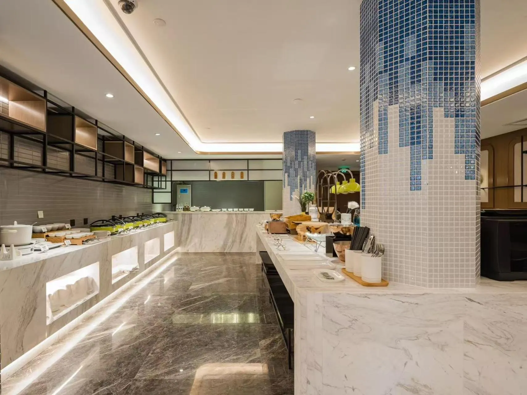 Living room in Atour Light Hotel Shanghai Jing'an Natural History Museum, Suzhou River Bank