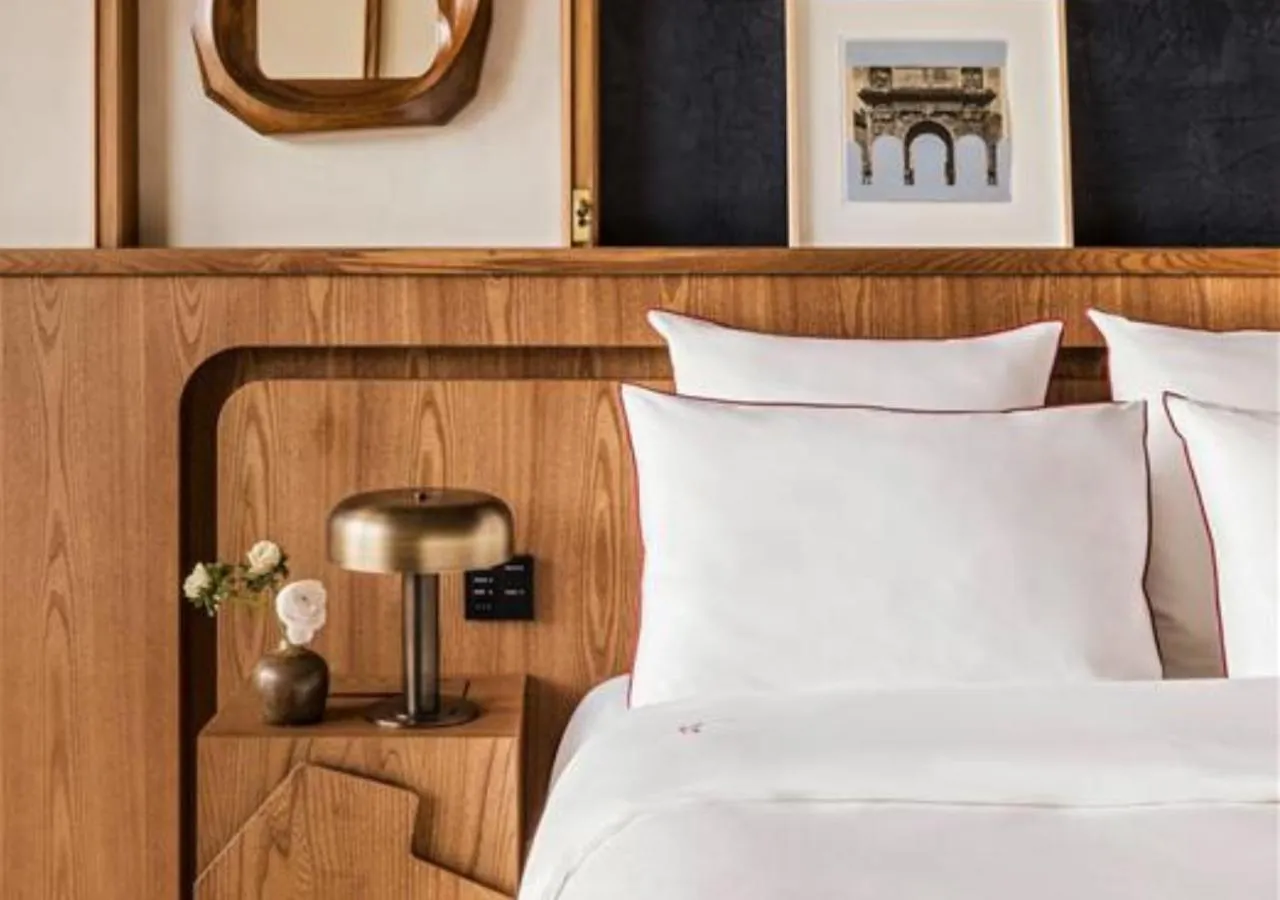 Bedroom, Bed in La Fondation