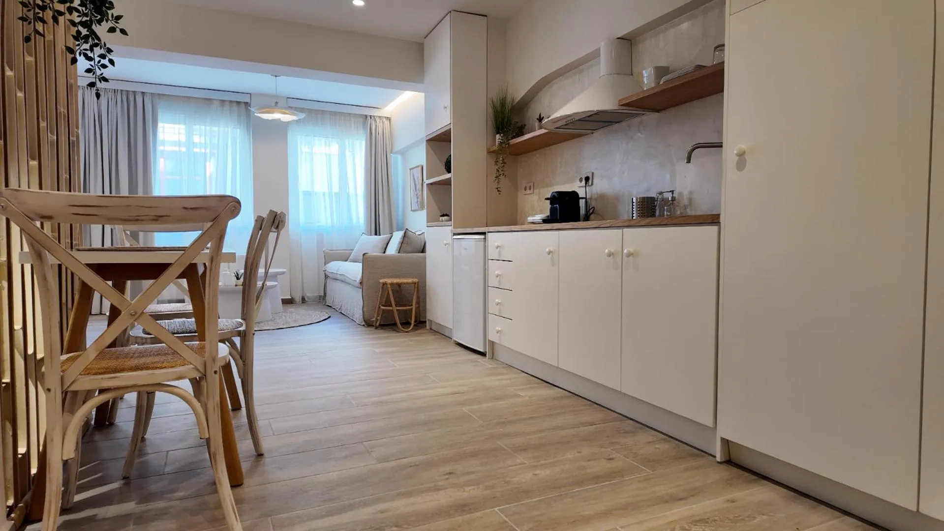 Kitchen or kitchenette in Euphoria Apartments Monastiraki