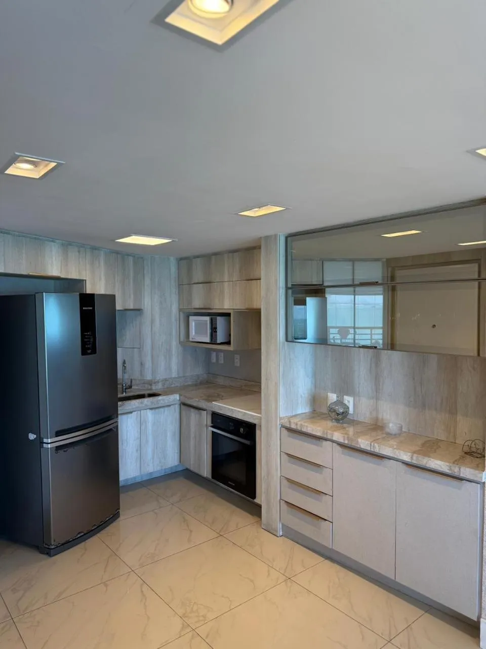 Kitchen or kitchenette in Iate Plaza Hotel