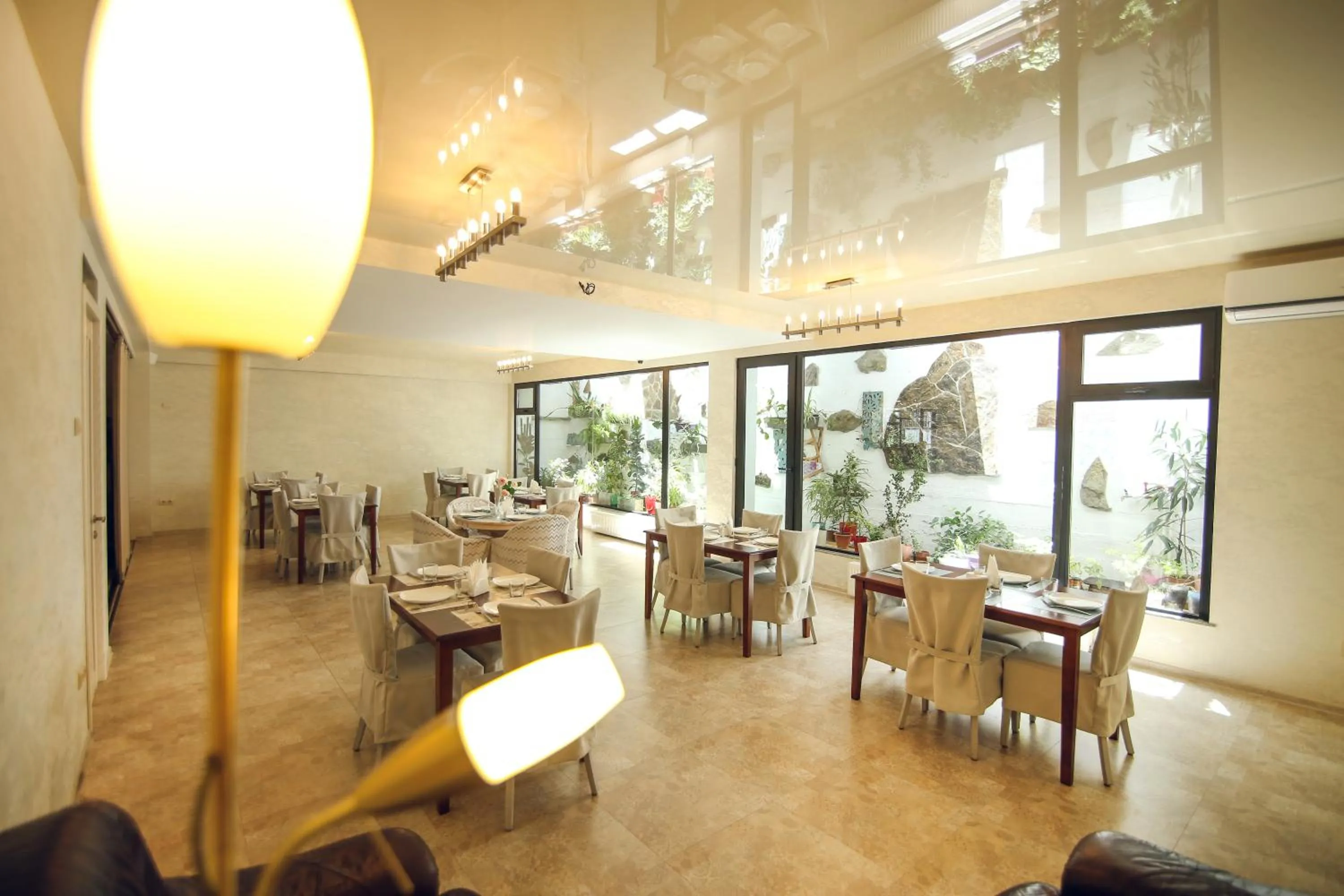 Seating area in Kenari Hotel