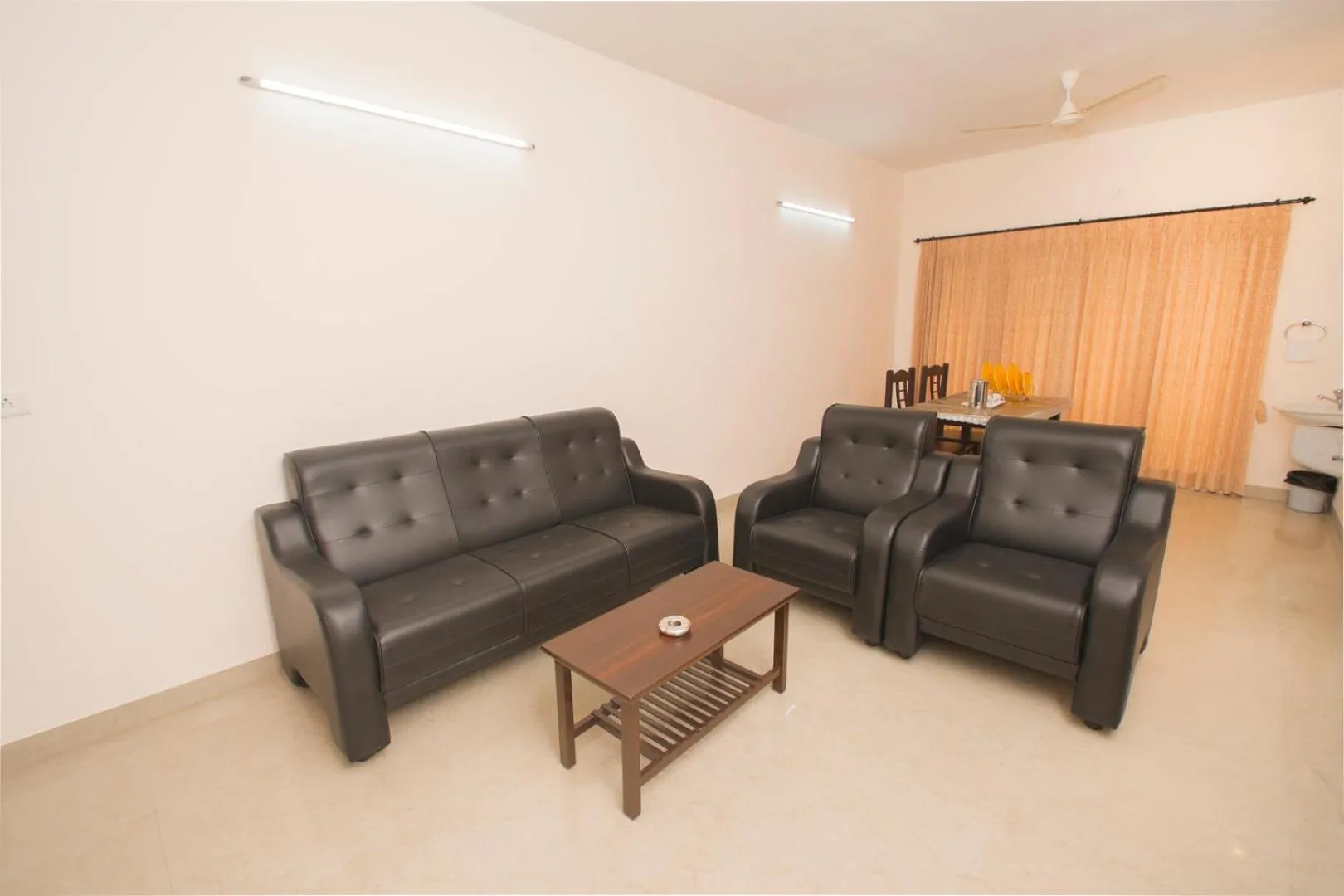 Living room in ThulasiRams Service Apartments