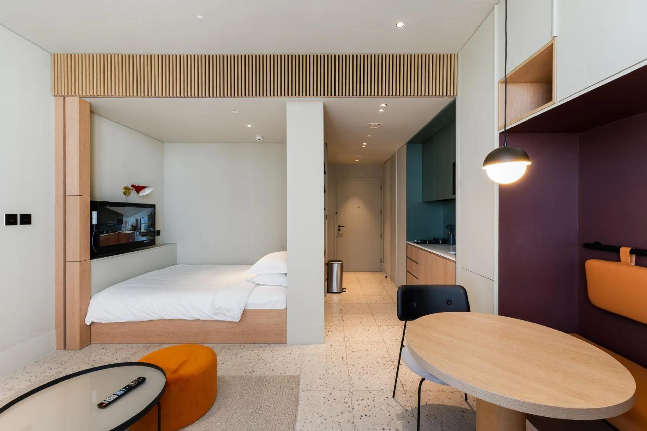 Bed in Upside Living, Business Bay Dubai - Mint Stay