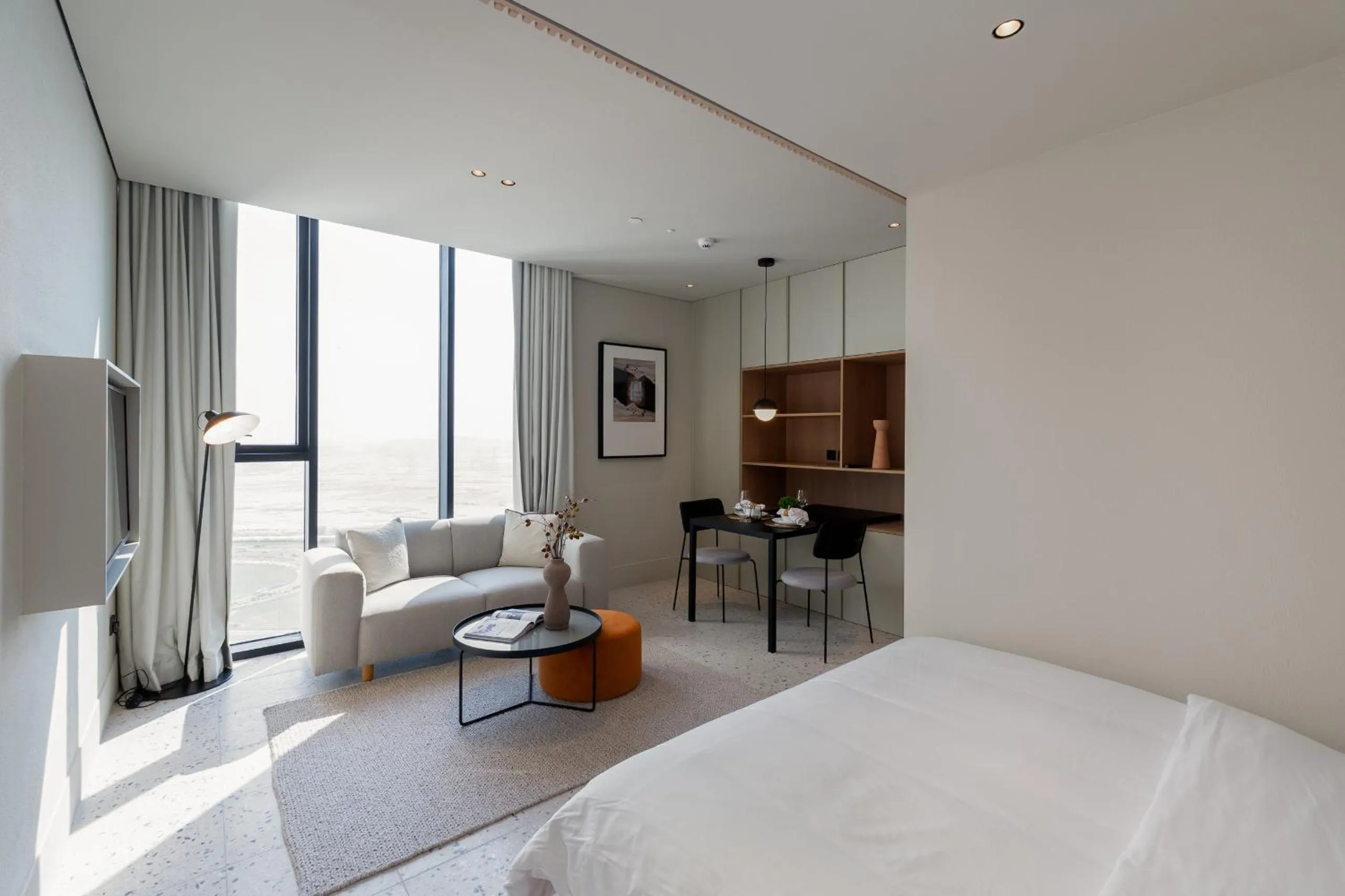 Bed in Upside Living, Business Bay Dubai - Mint Stay