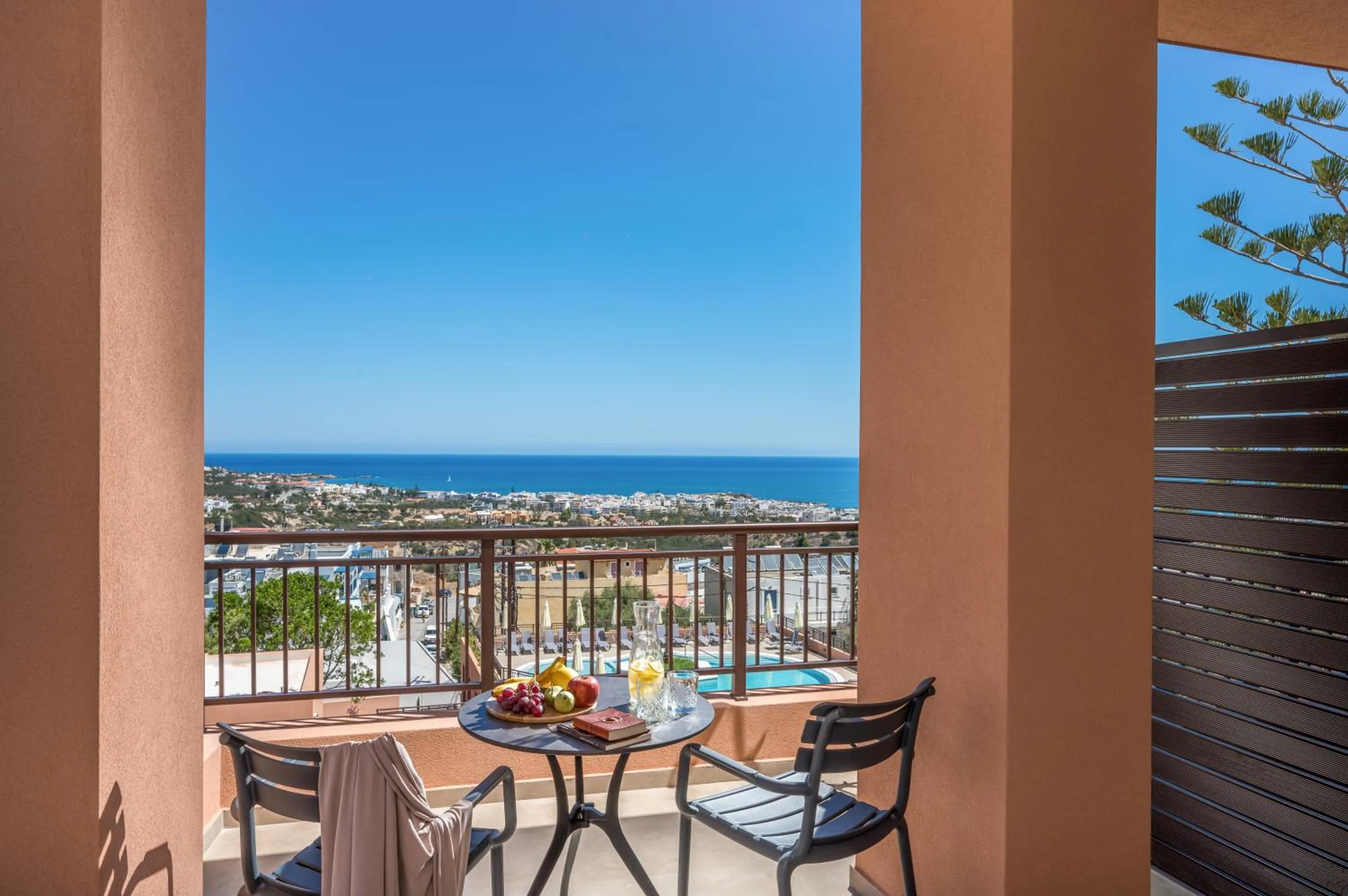 Balcony/Terrace in Hotel Pyriá