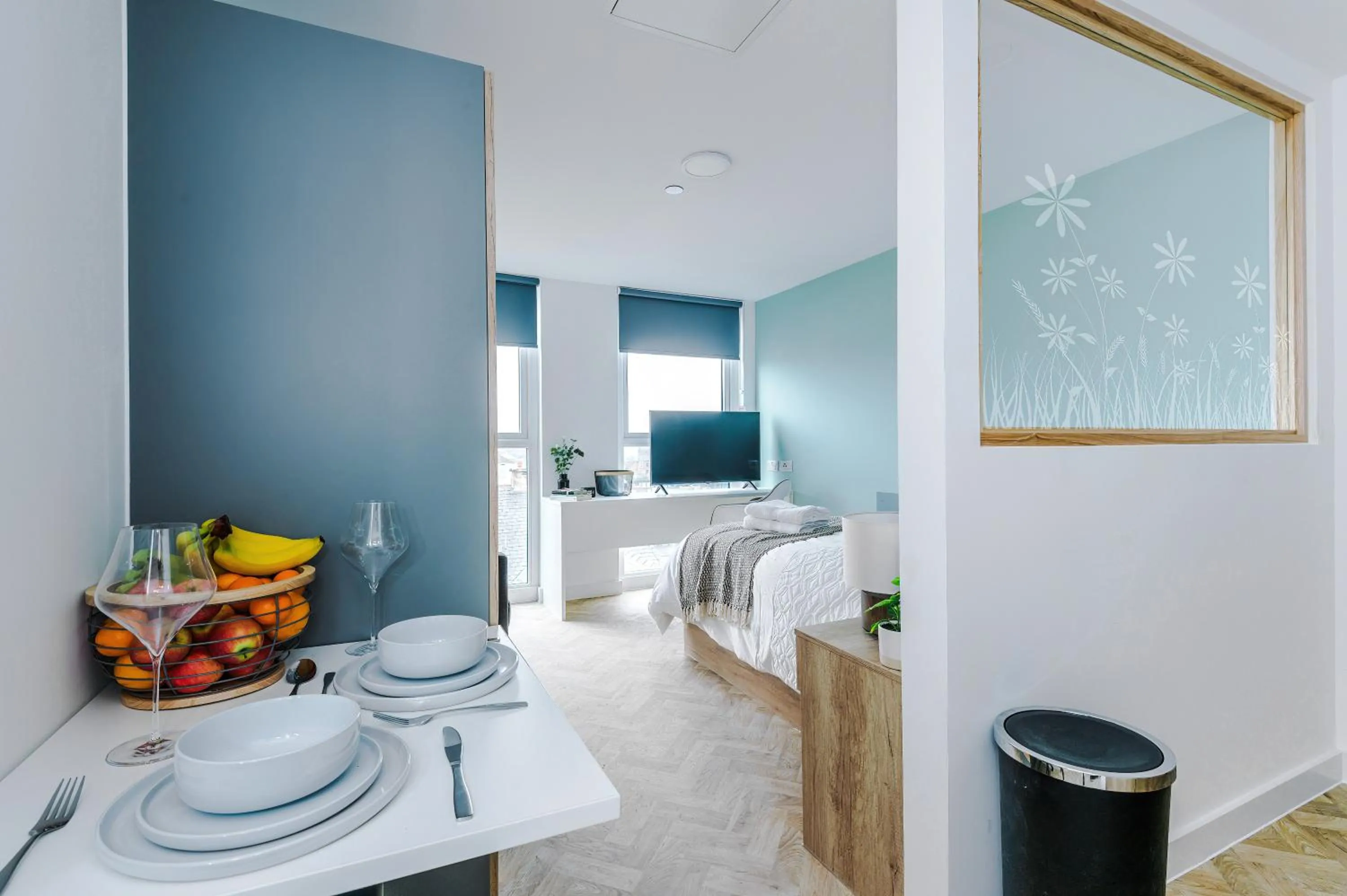 Bed in City Studios, Preston