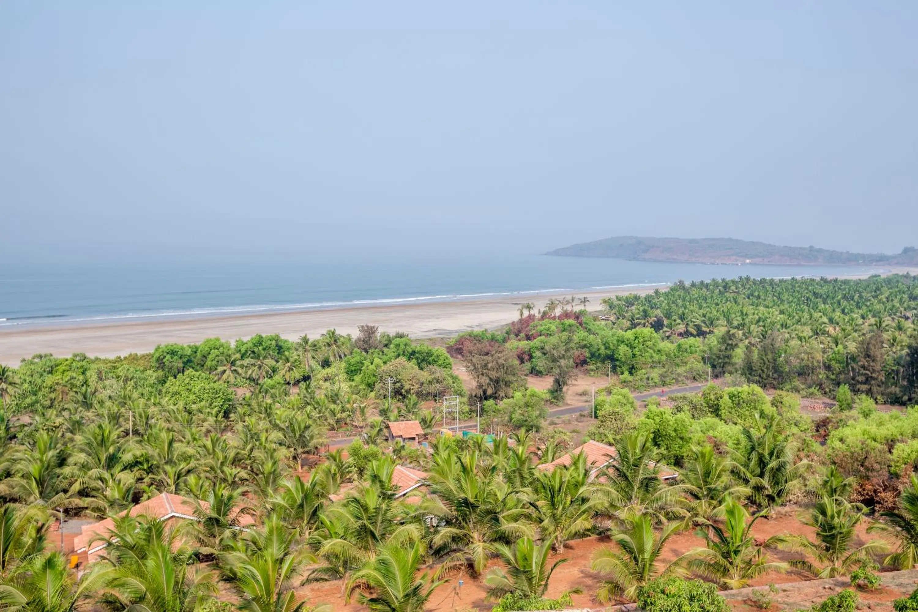 Bird's eye view in Beachfront Villas