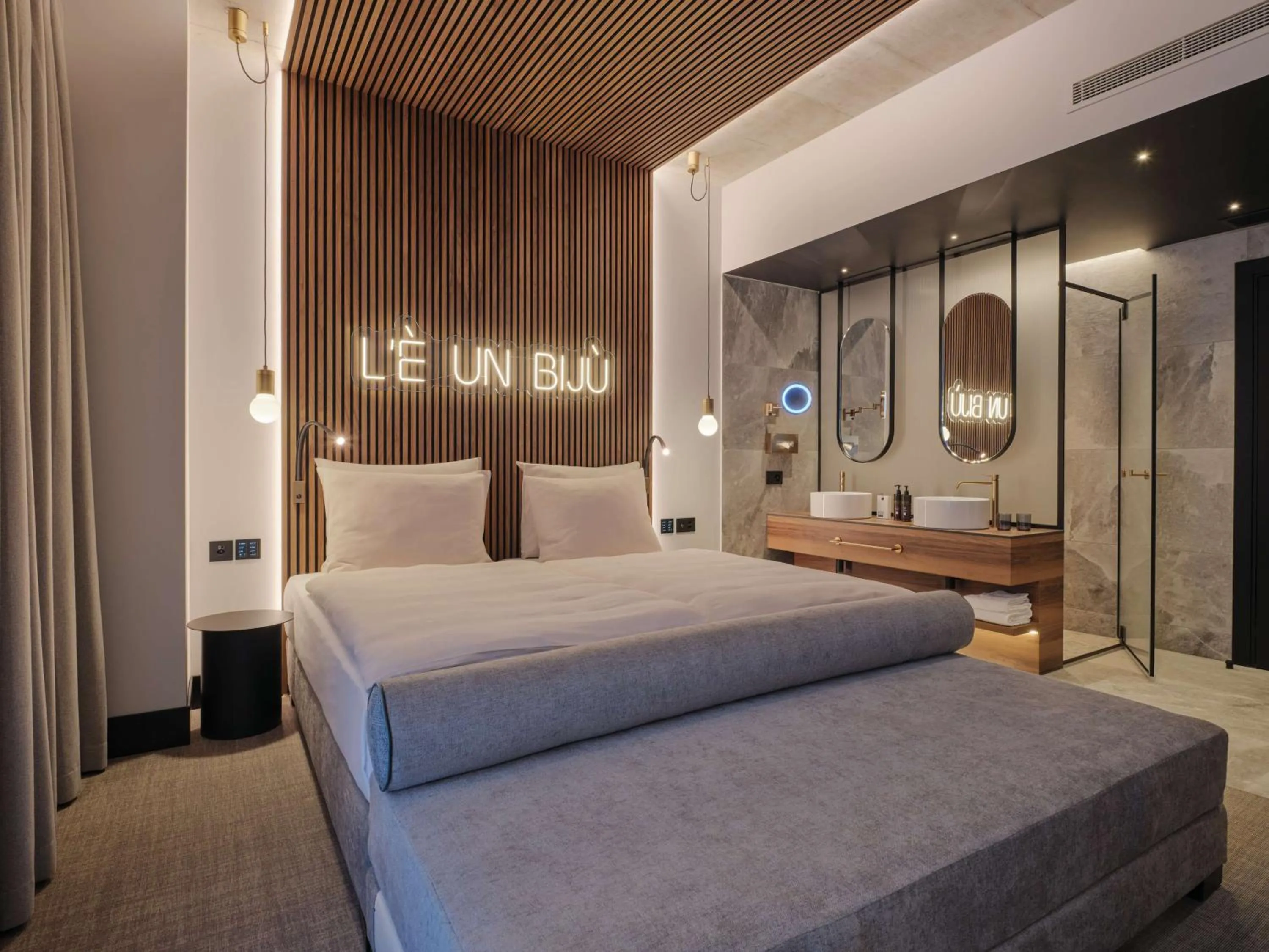 Bedroom, Bed in Dorint Resort & Spa Locarno-Riazzino