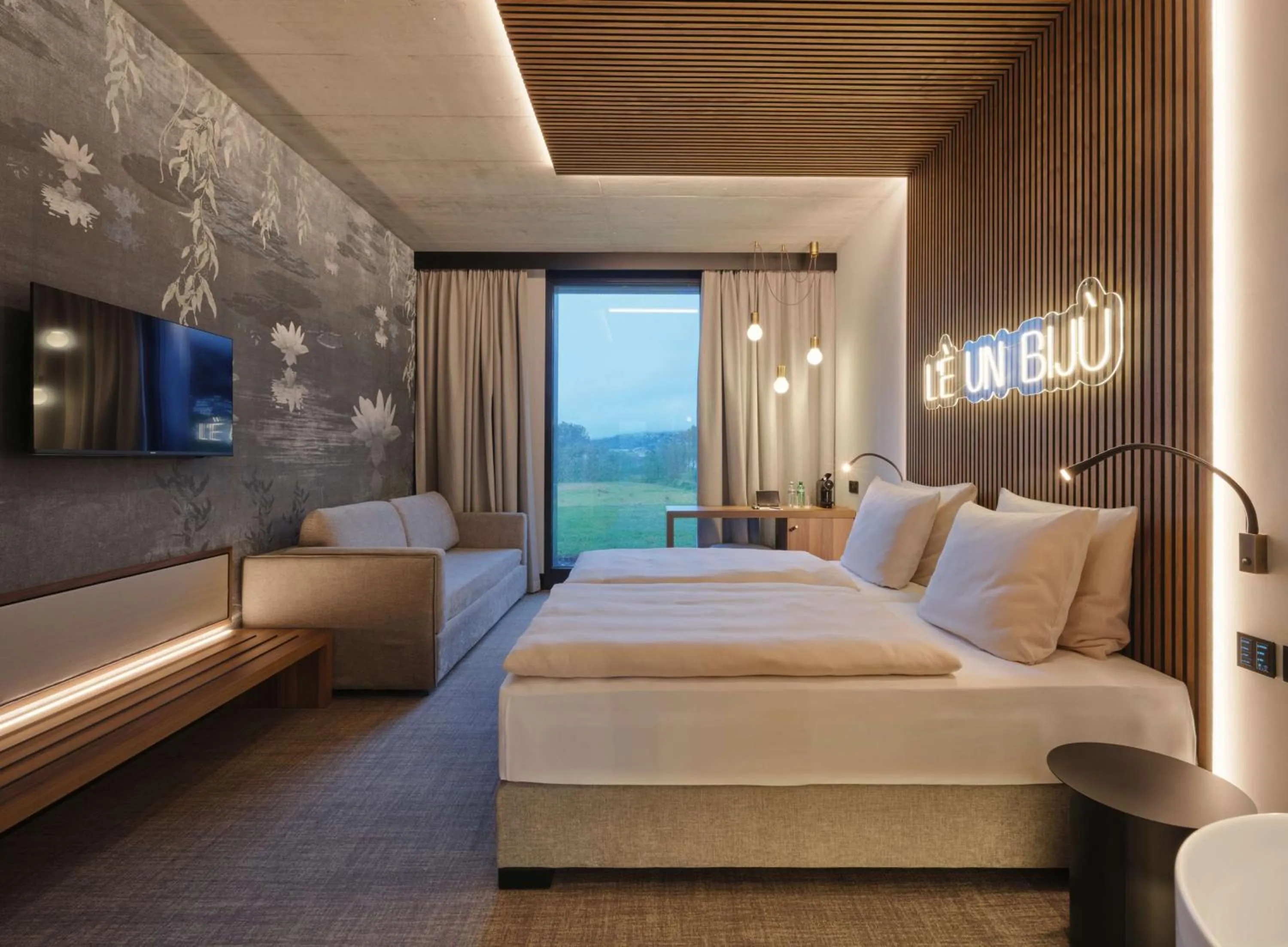 Bedroom, Bed in Dorint Resort & Spa Locarno-Riazzino