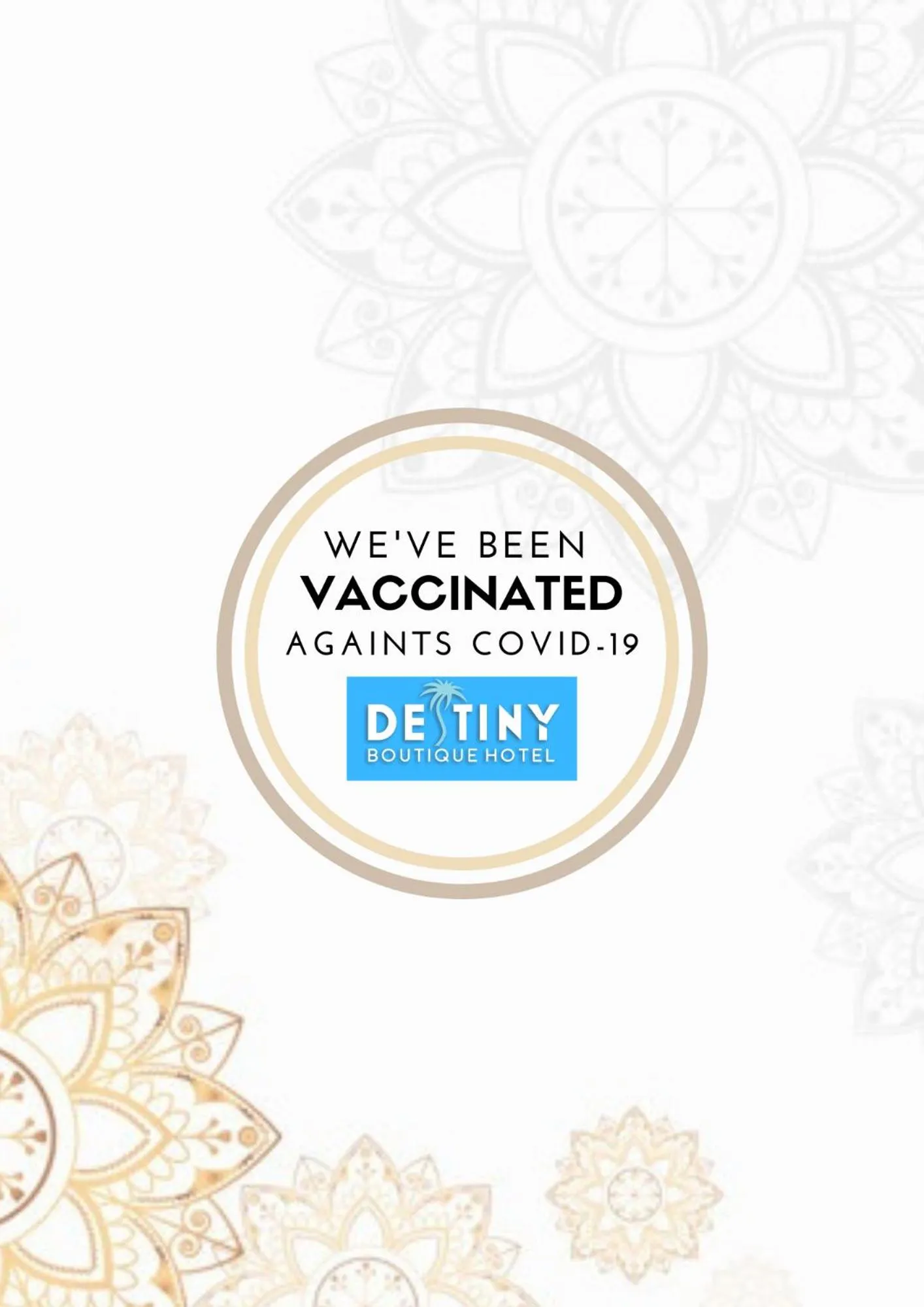 Logo/Certificate/Sign in Destiny Boutique Hotel