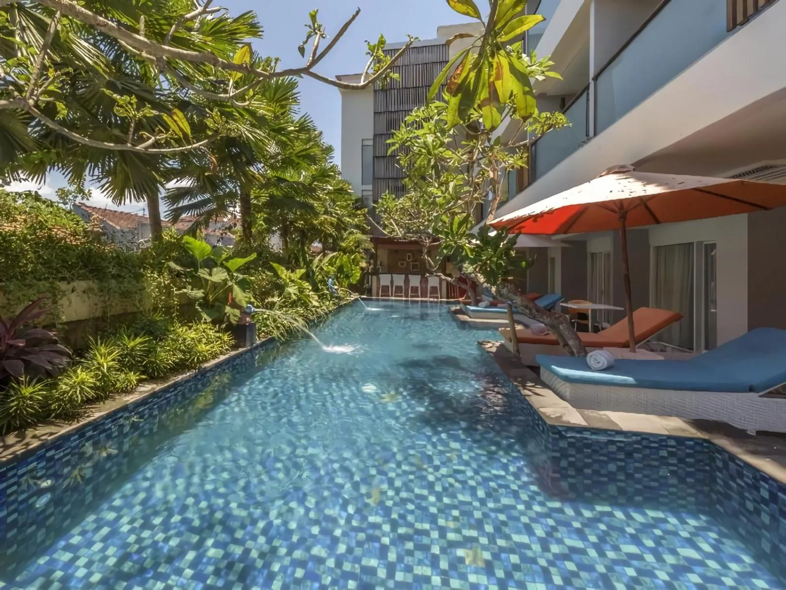 Swimming pool in Destiny Boutique Hotel