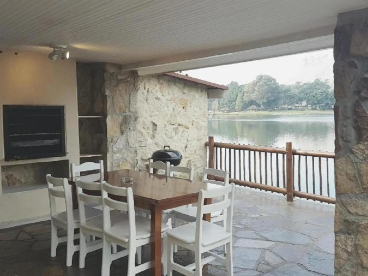 Balcony/Terrace in Lake Naverone Holiday Cottages