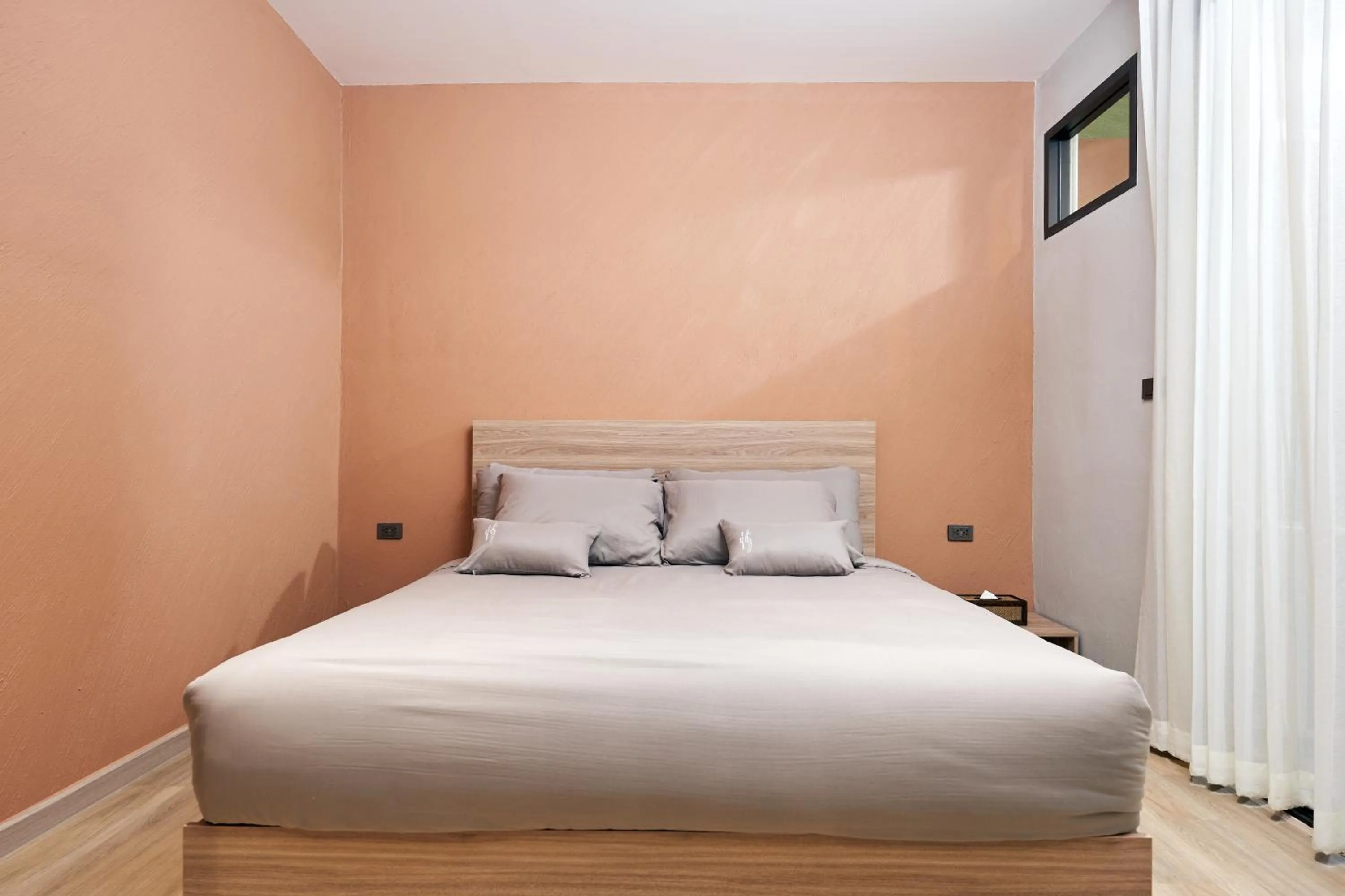 Bedroom, Bed in Baan Rai Santisuk