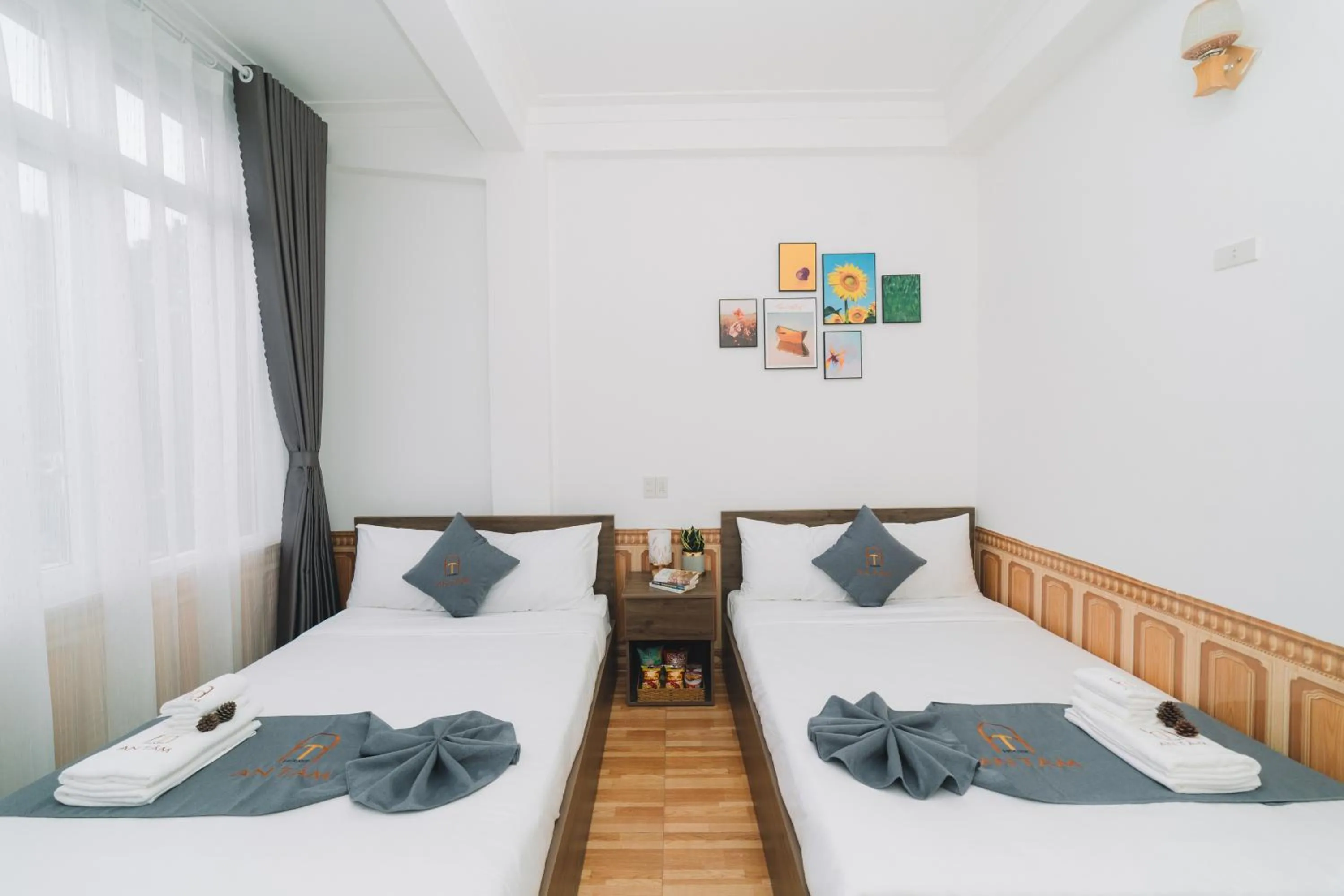 Bed in AN TÂM House Đà Lạt