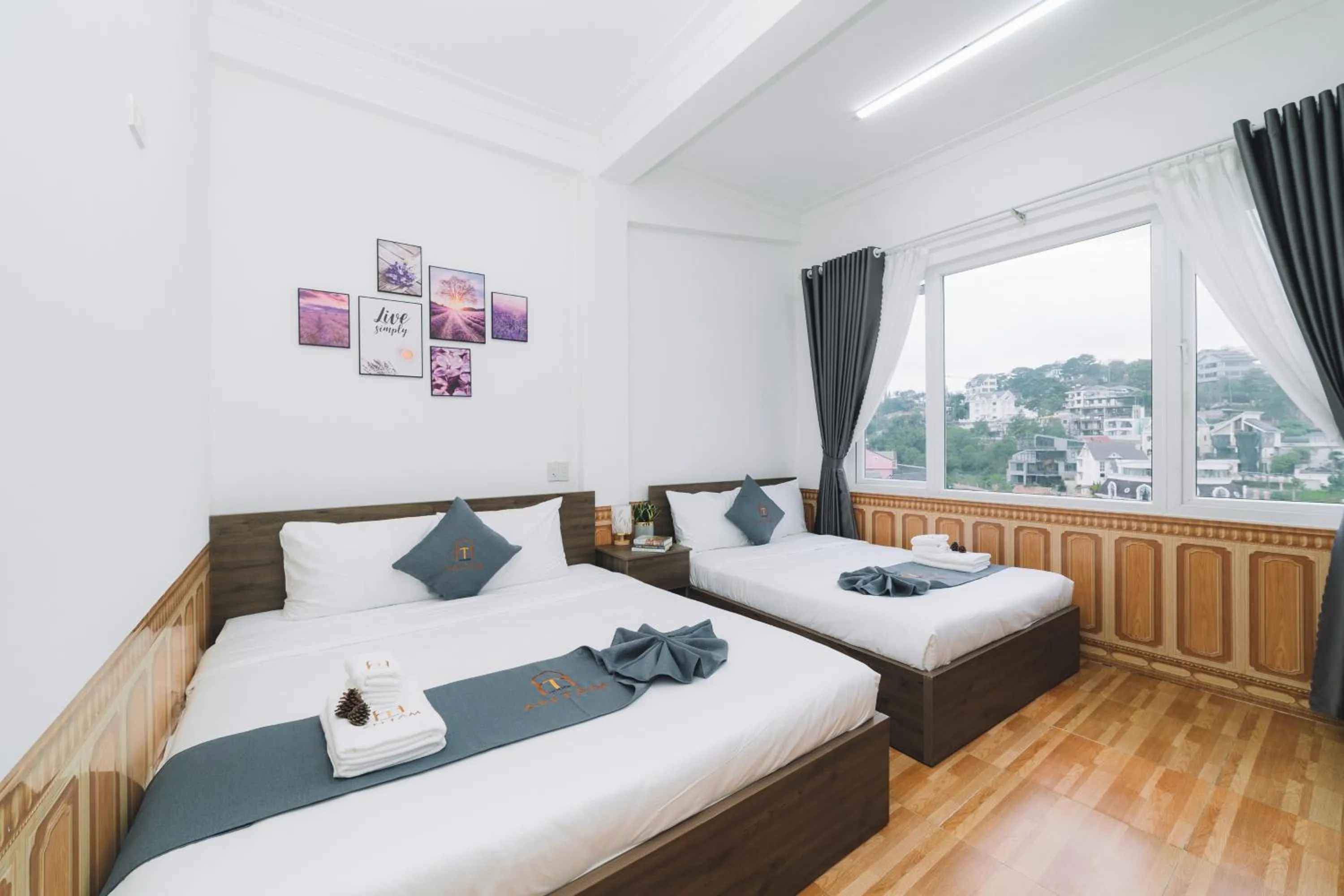 Bed in AN TÂM House Đà Lạt