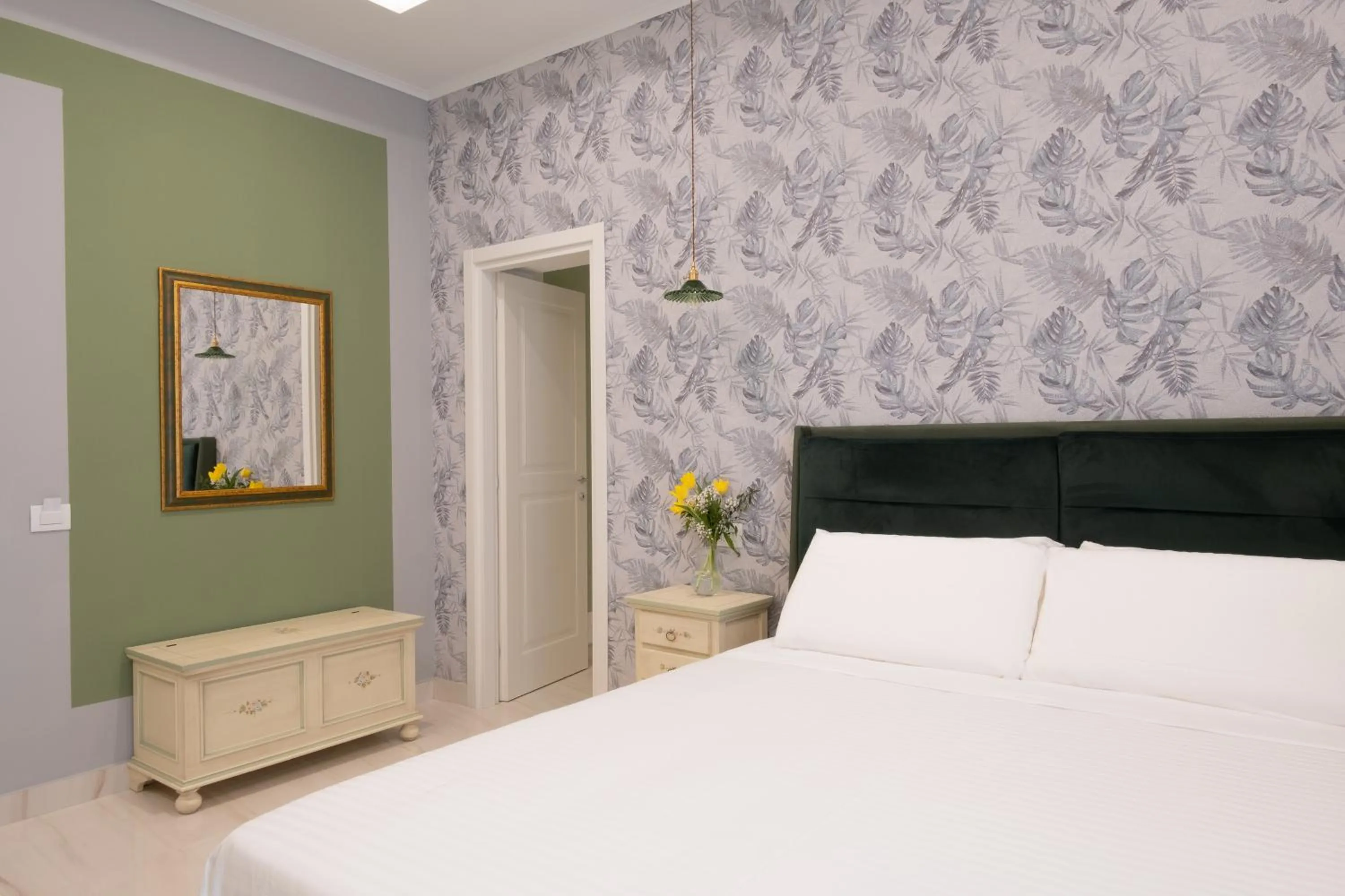 Bed in Palazzo Adele Rooms & Apartments