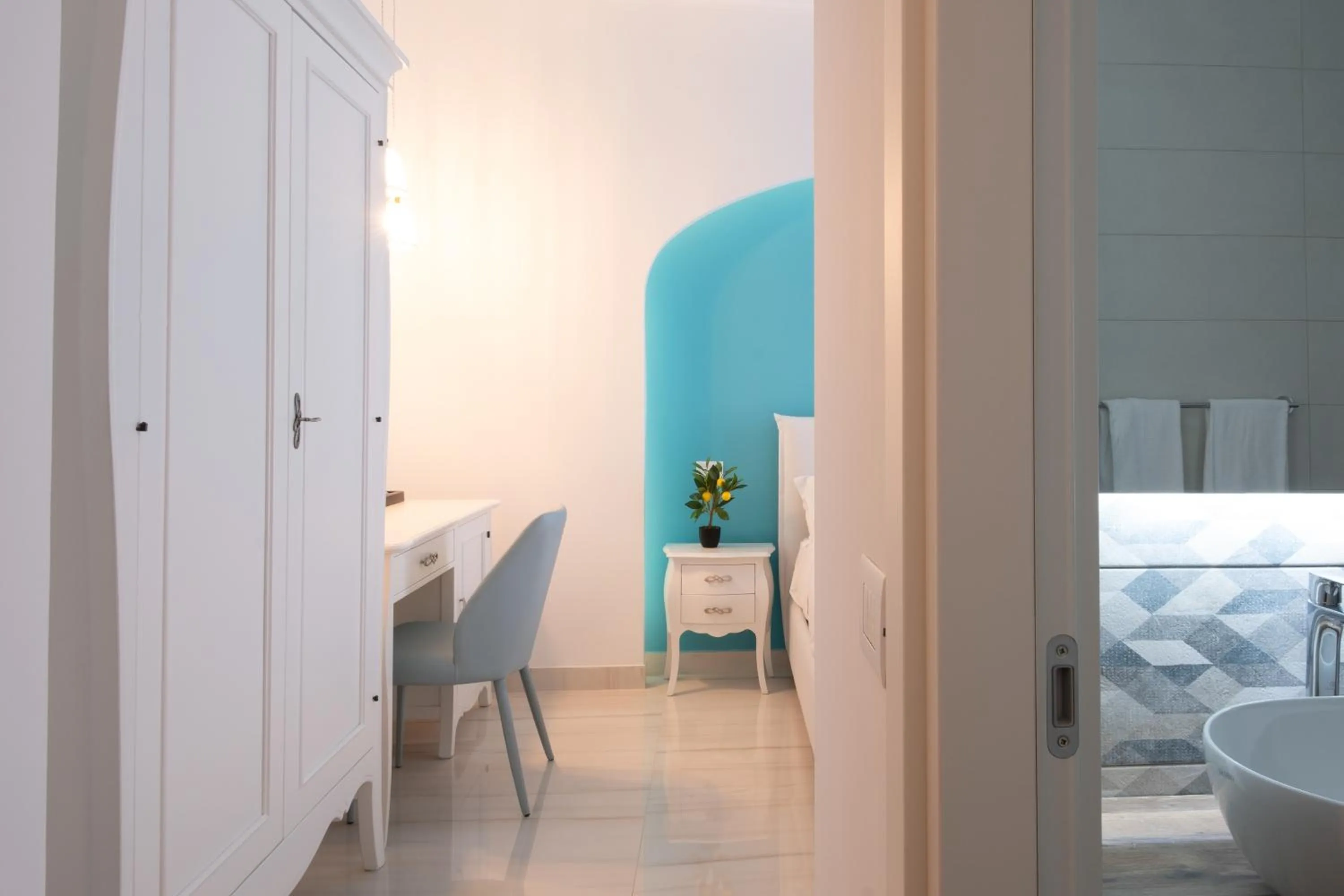 Bed in Palazzo Adele Rooms & Apartments