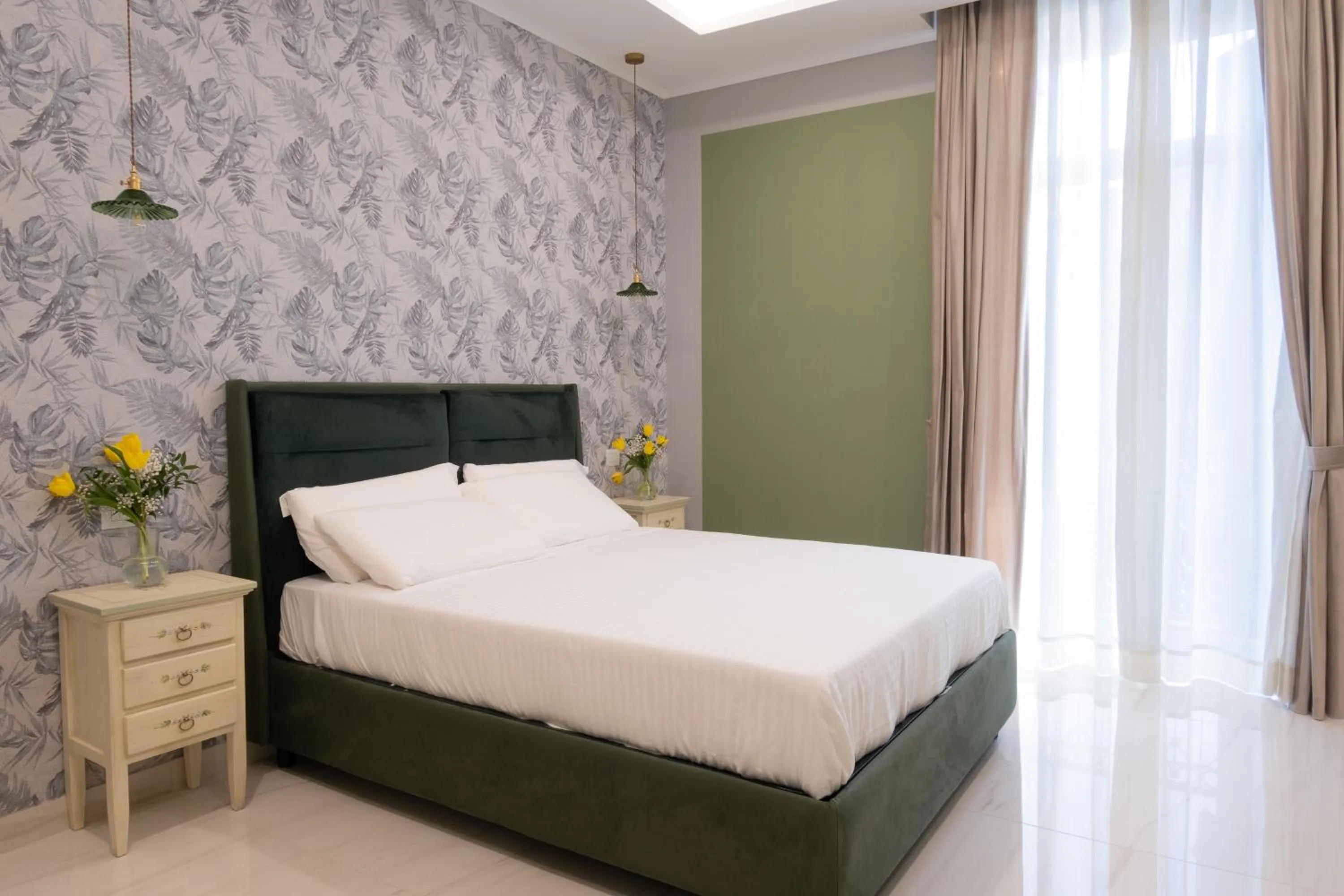 Bed in Palazzo Adele Rooms & Apartments