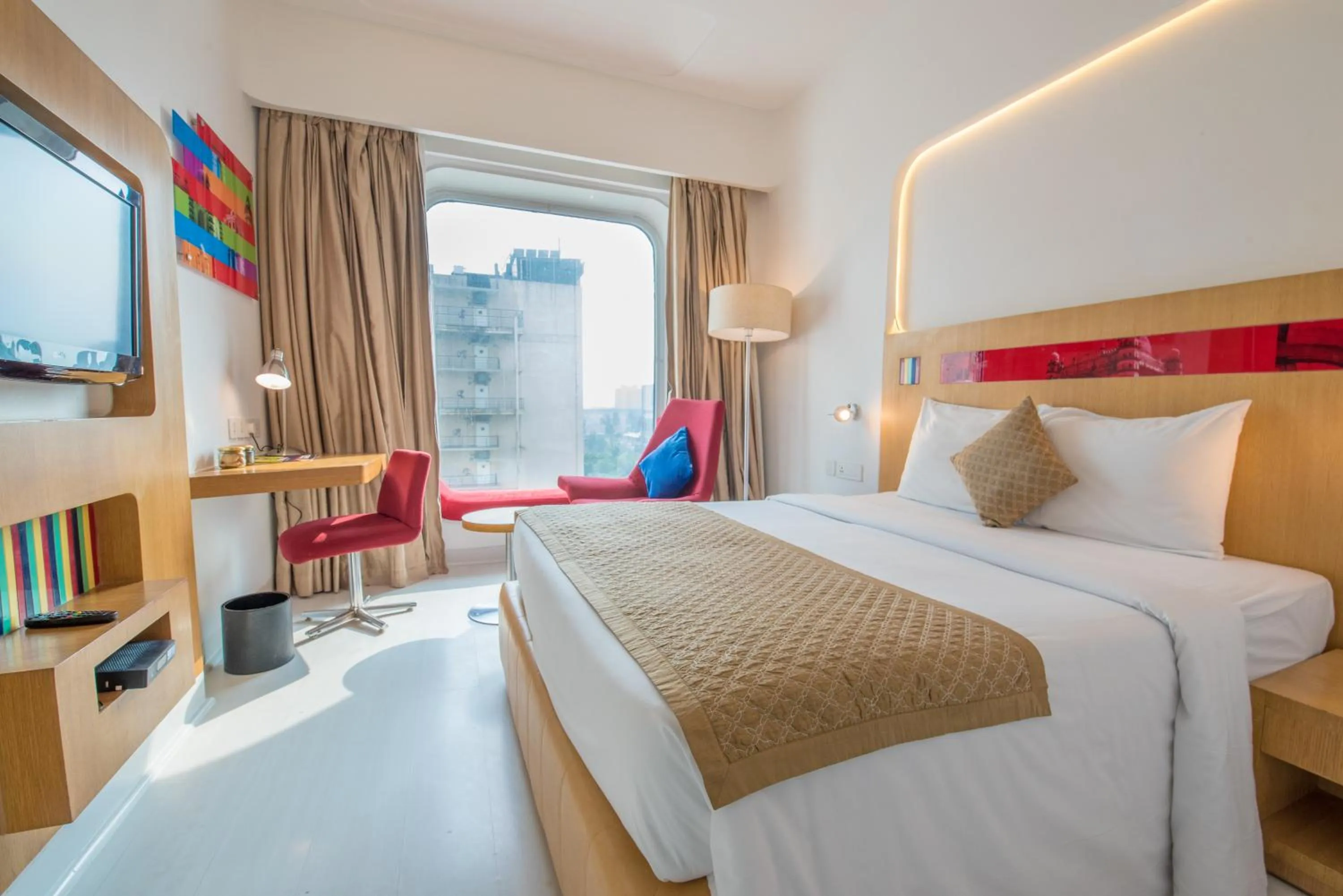 Photo of the whole room, Bed in Park Inn by Radisson New Delhi IP Extension