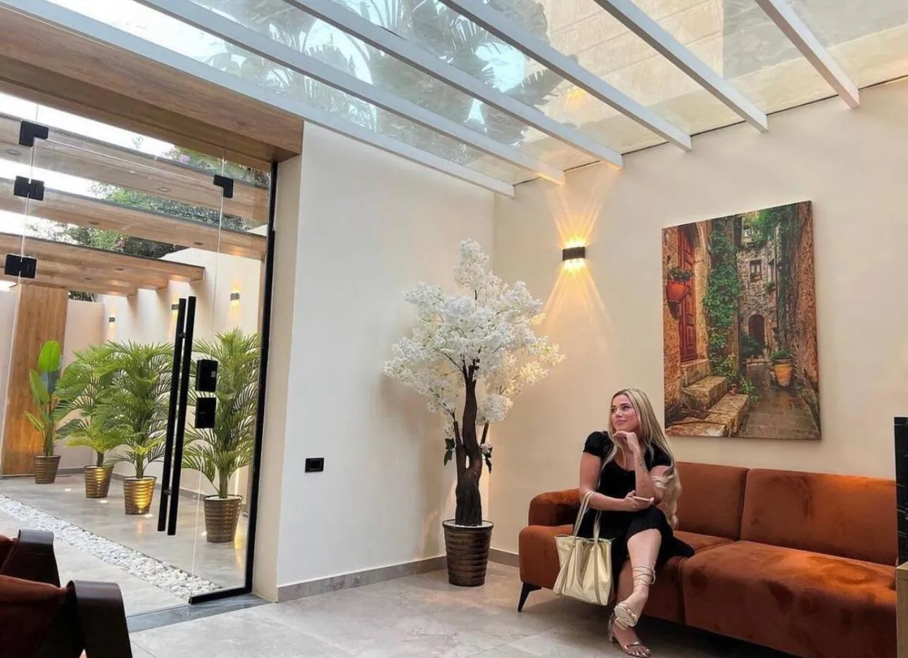 Seating area in Elite Boutique Hotel