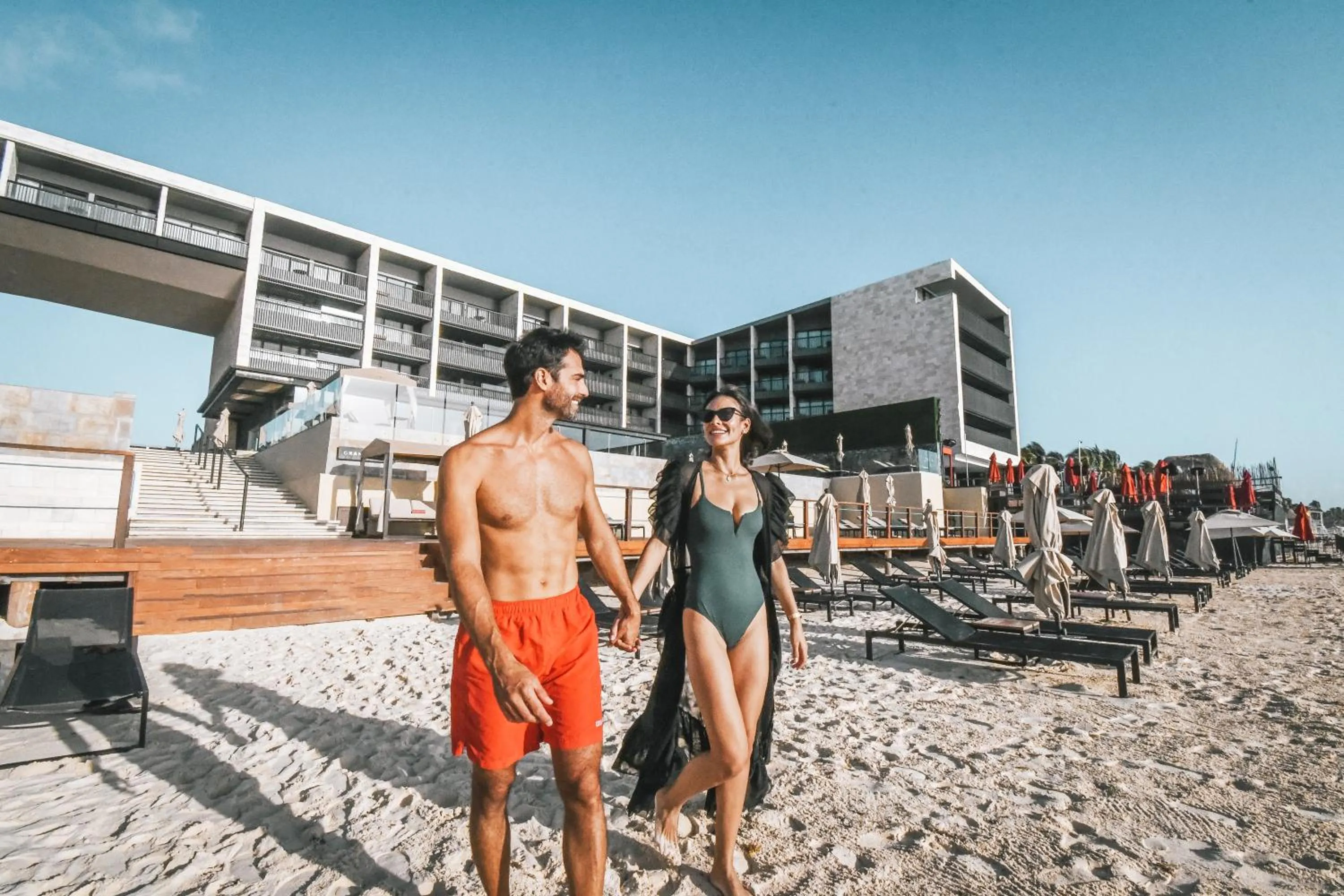 Property building in Grand Hyatt Playa del Carmen Resort