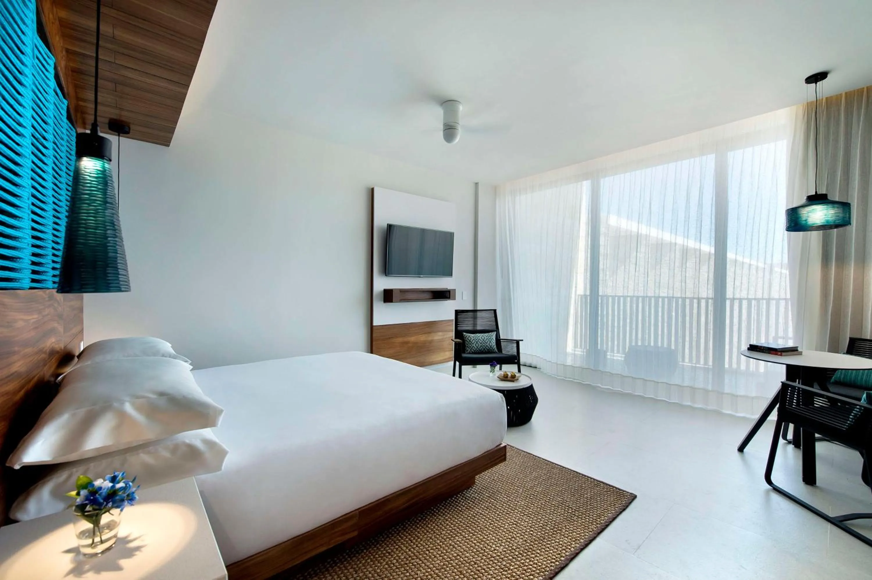 Bedroom, Bed in Grand Hyatt Playa del Carmen Resort