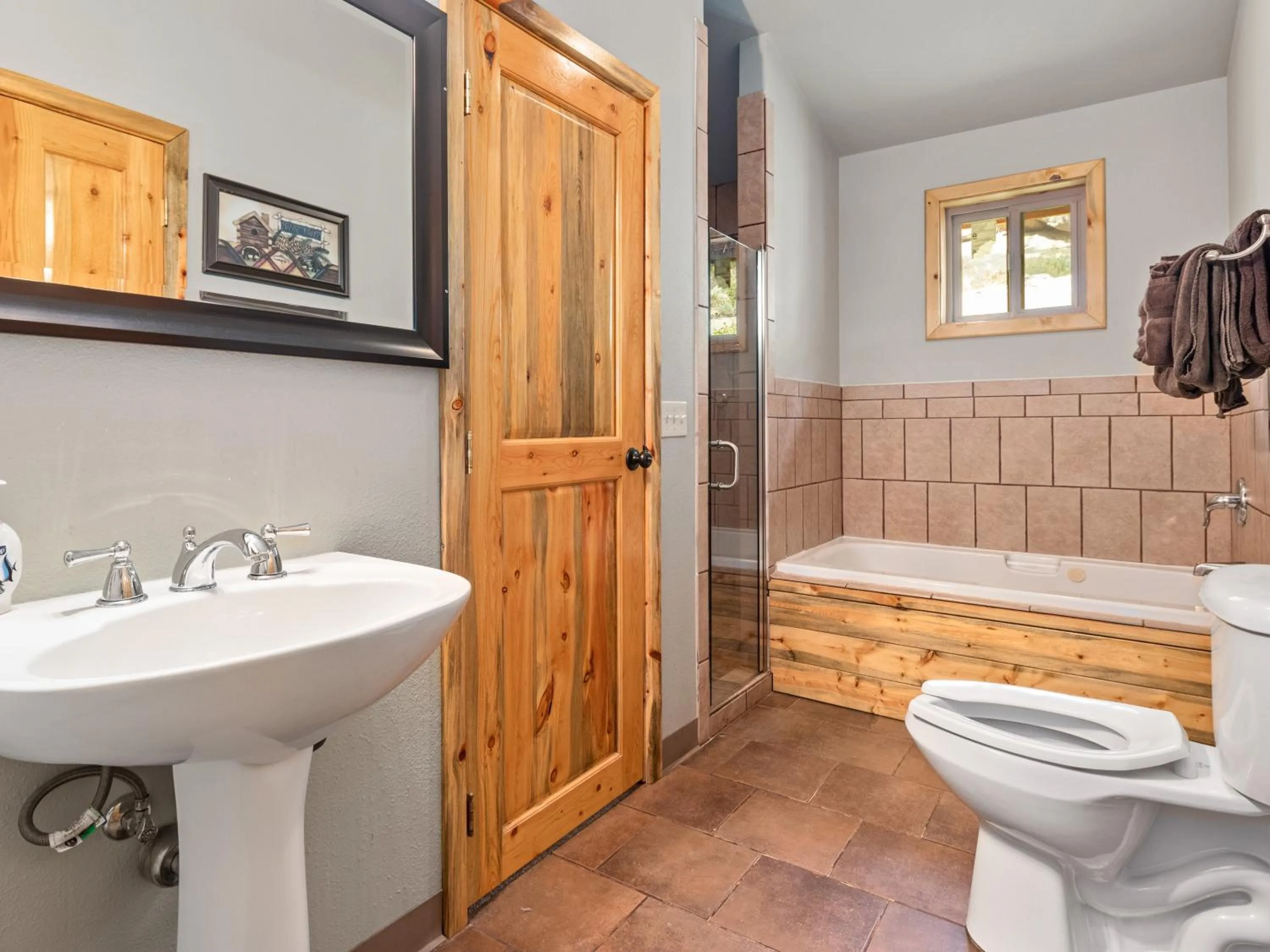 Bathroom in Pine Haven Resort