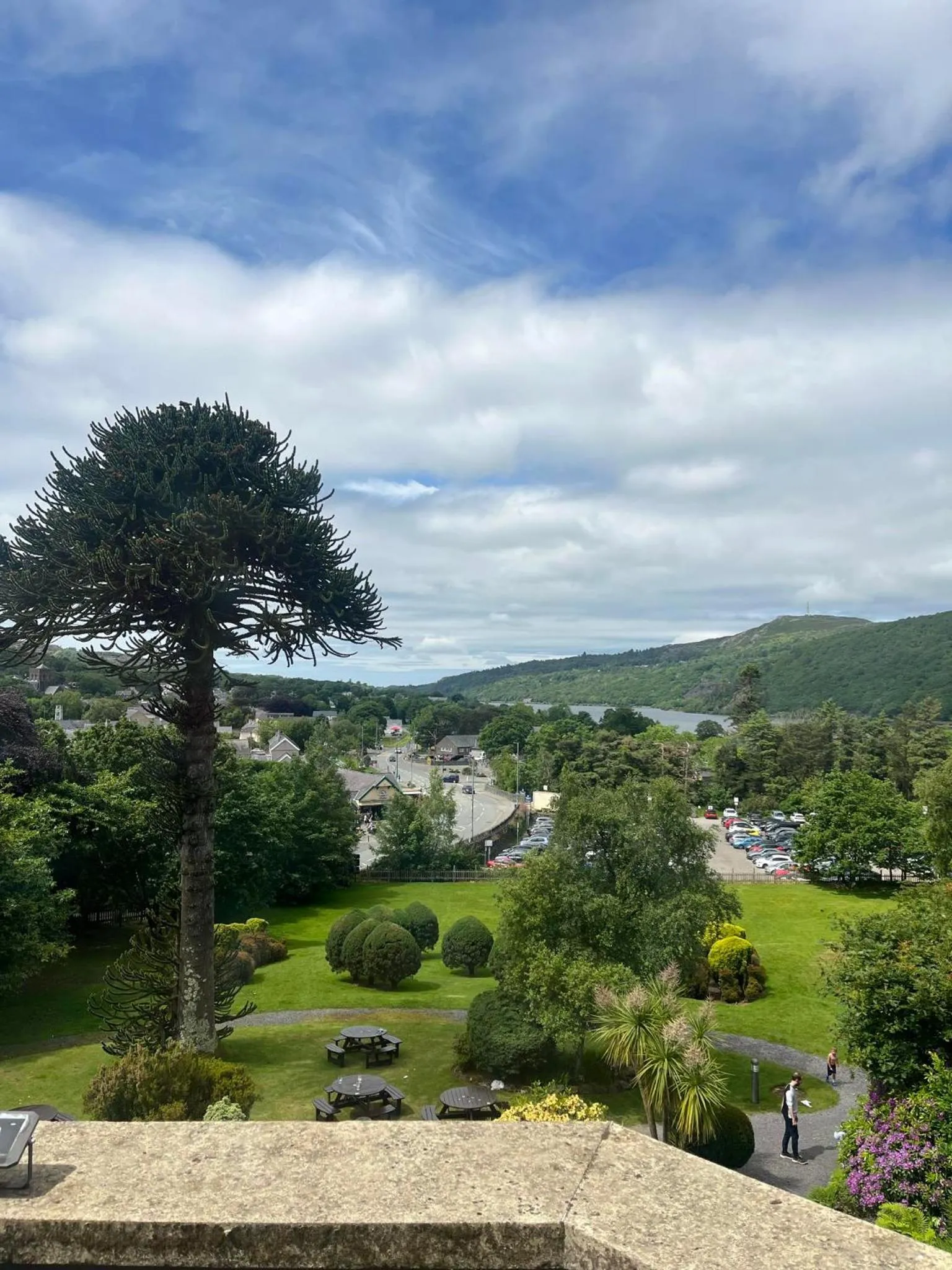 Landmark view in Royal Victoria Hotel Snowdonia
