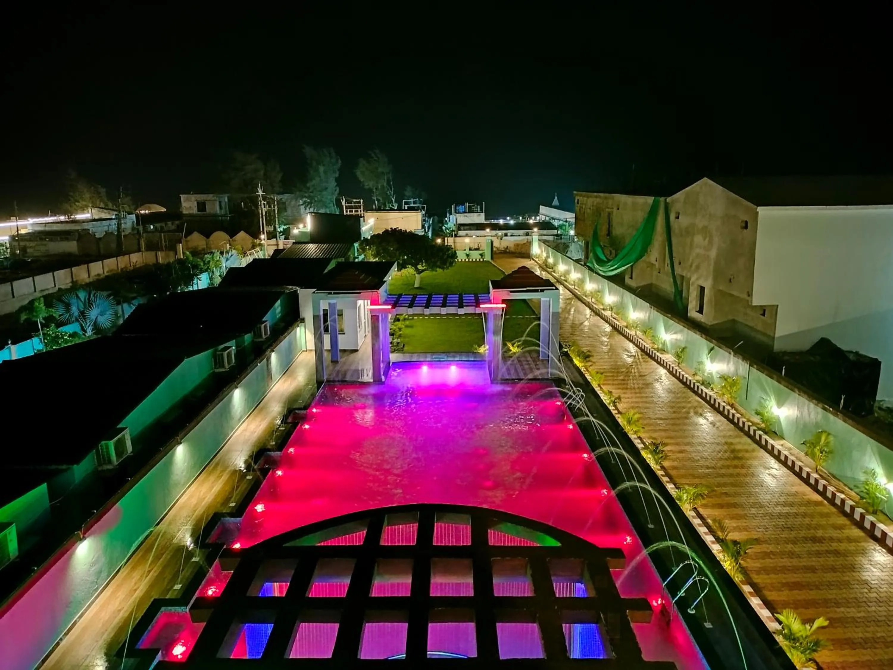 Night in The Triton Beach Resort