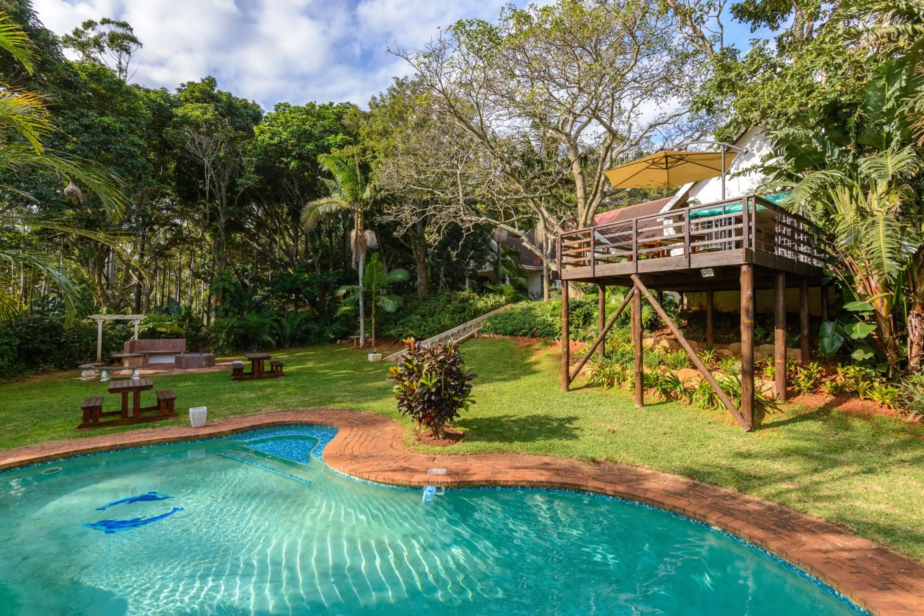 Garden view in Zesty Guesthouse
