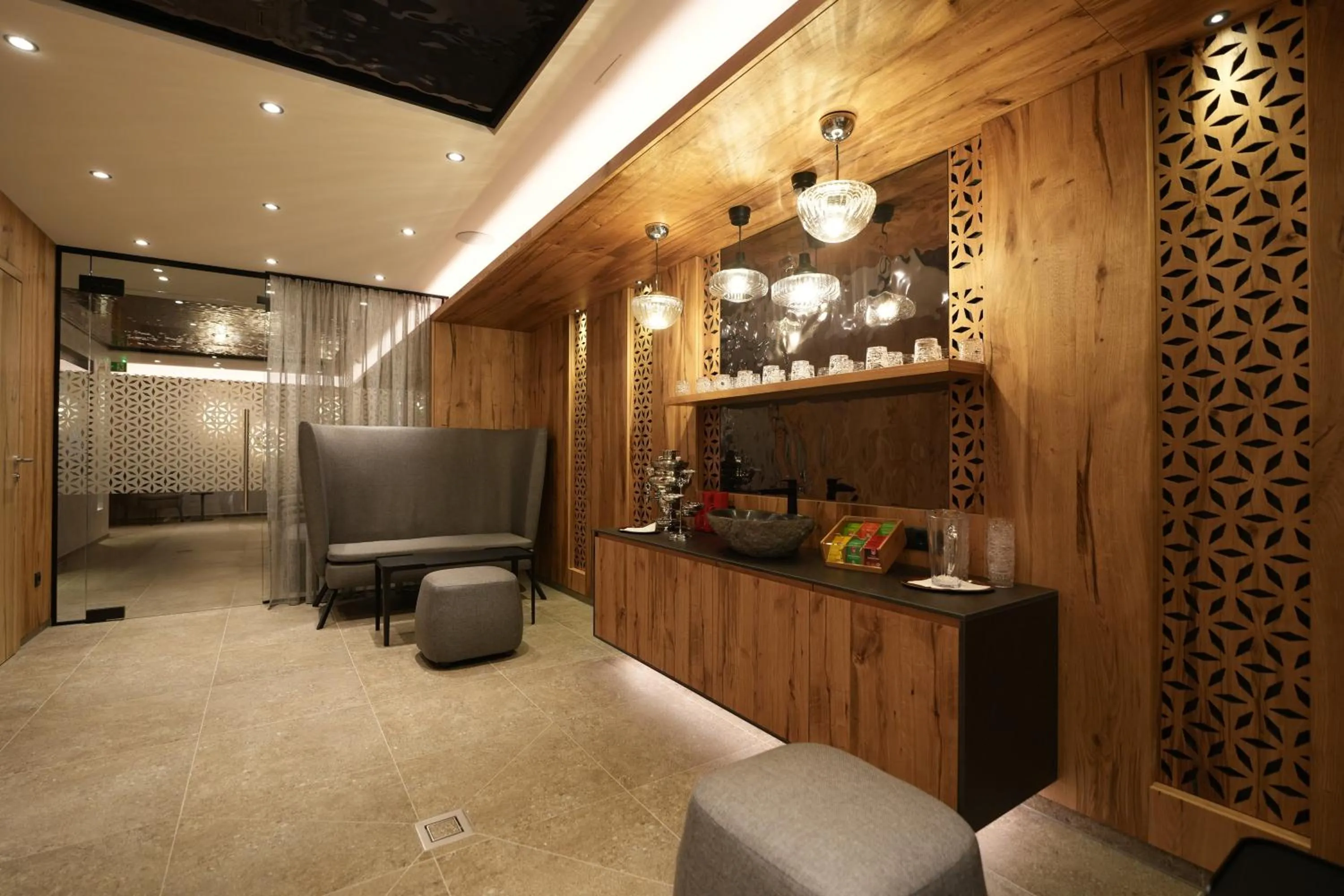 Sauna in Hotel Garni Astoria