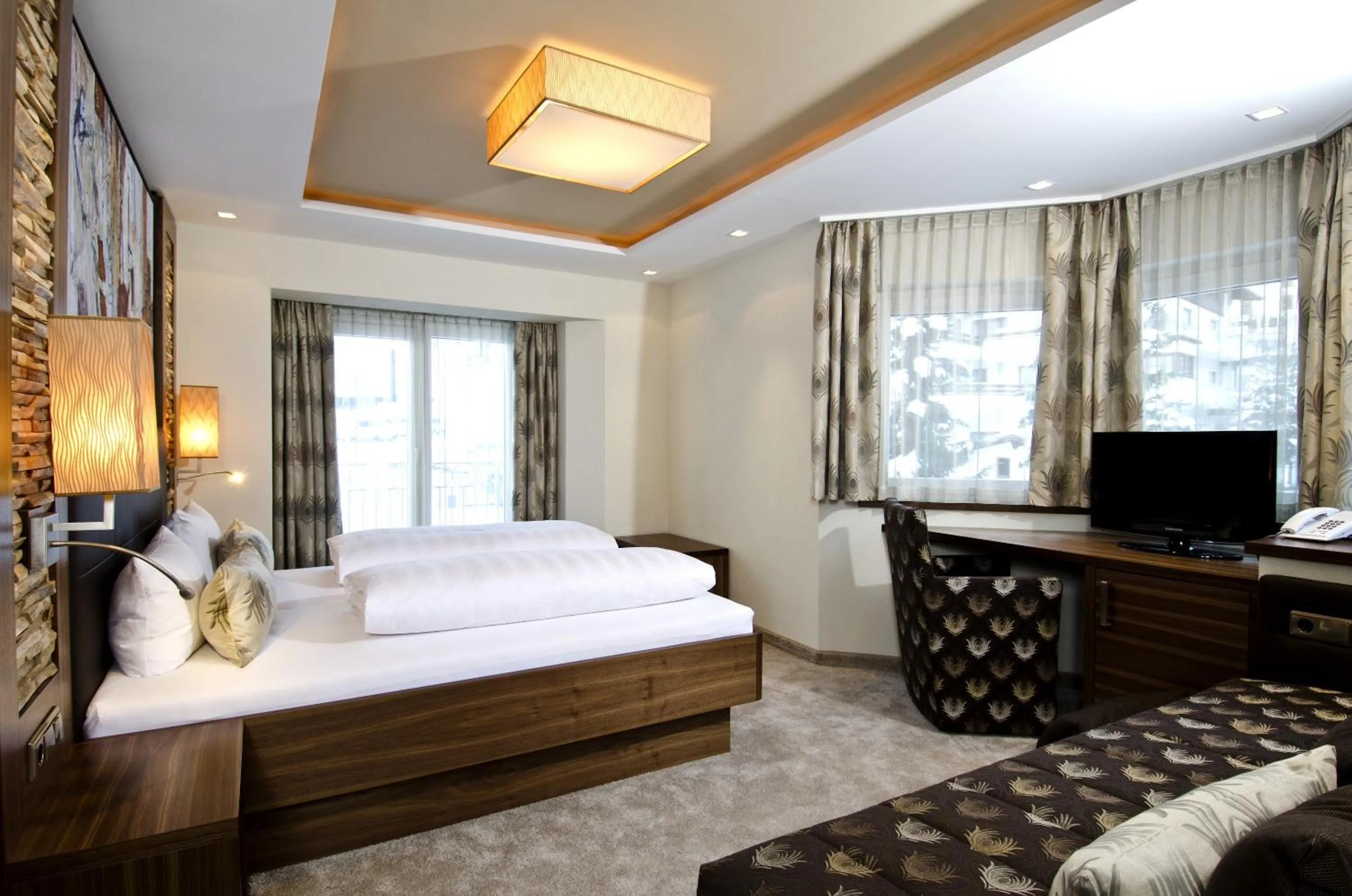 Bedroom, Bed in Hotel Garni Astoria