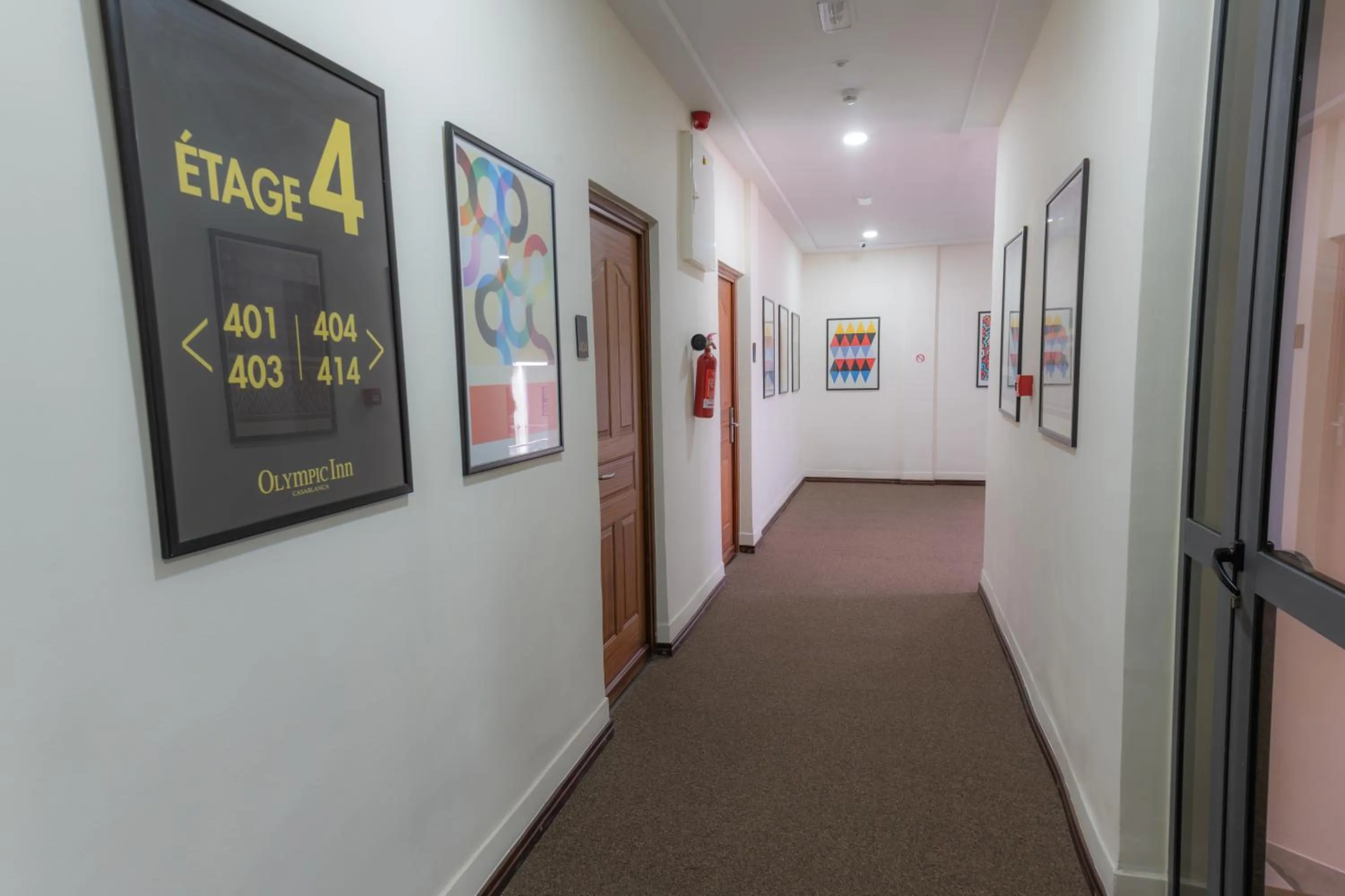 Decorative detail in Olympic Inn Casablanca